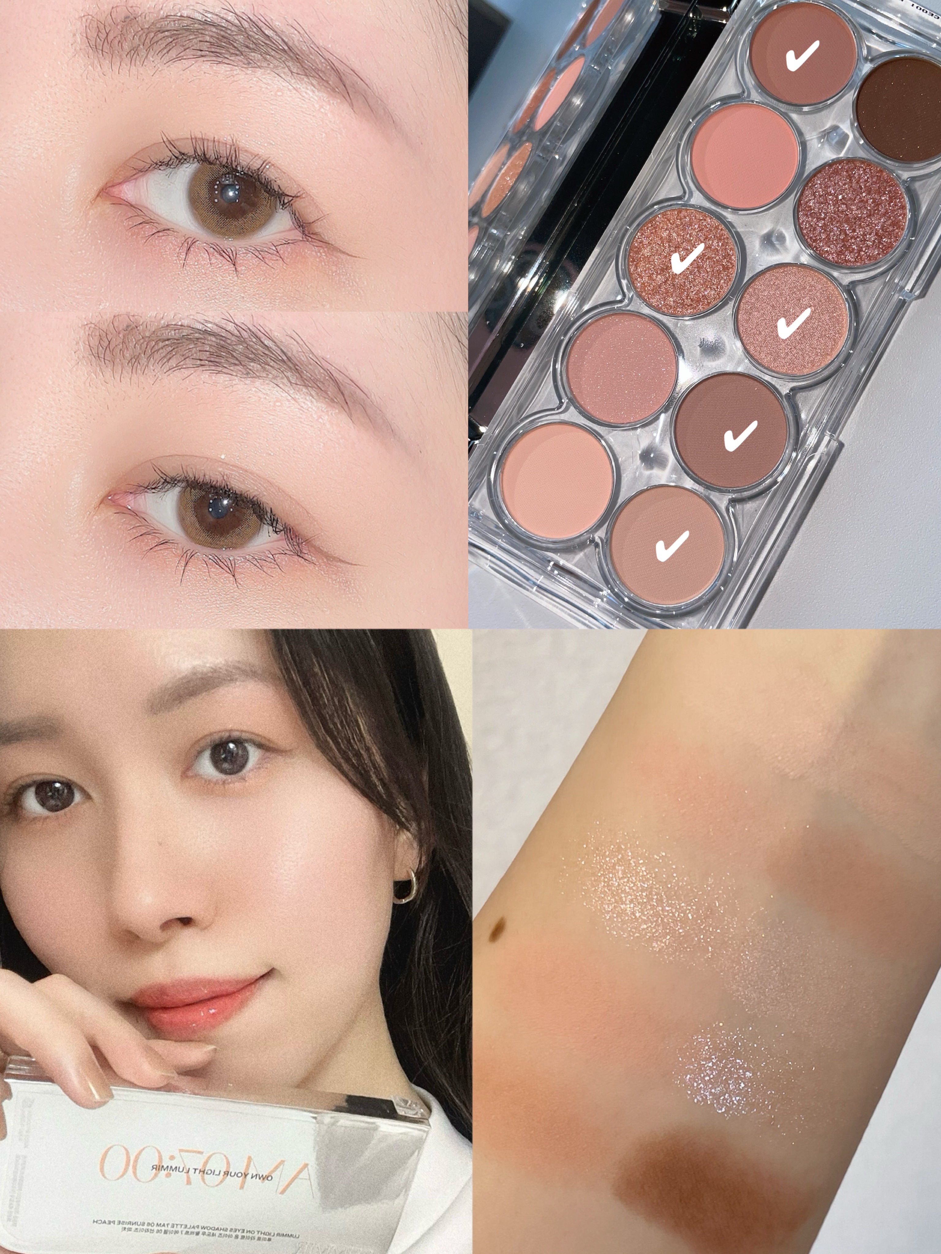 ライトオンアイズシャドウパレット/ルミル/アイシャドウパレットを使ったクチコミ（2枚目）