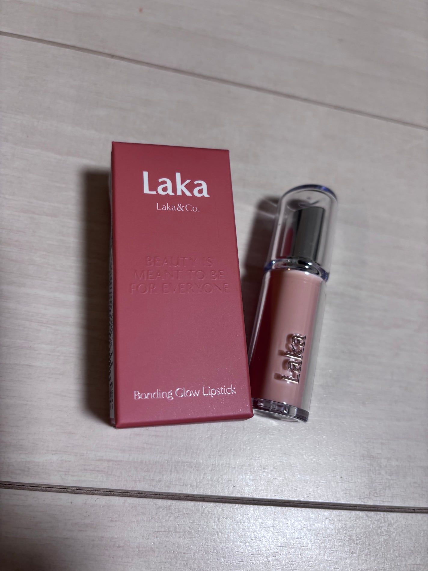 ボンディンググロウリップスティック/Laka/口紅を使ったクチコミ(1枚目)