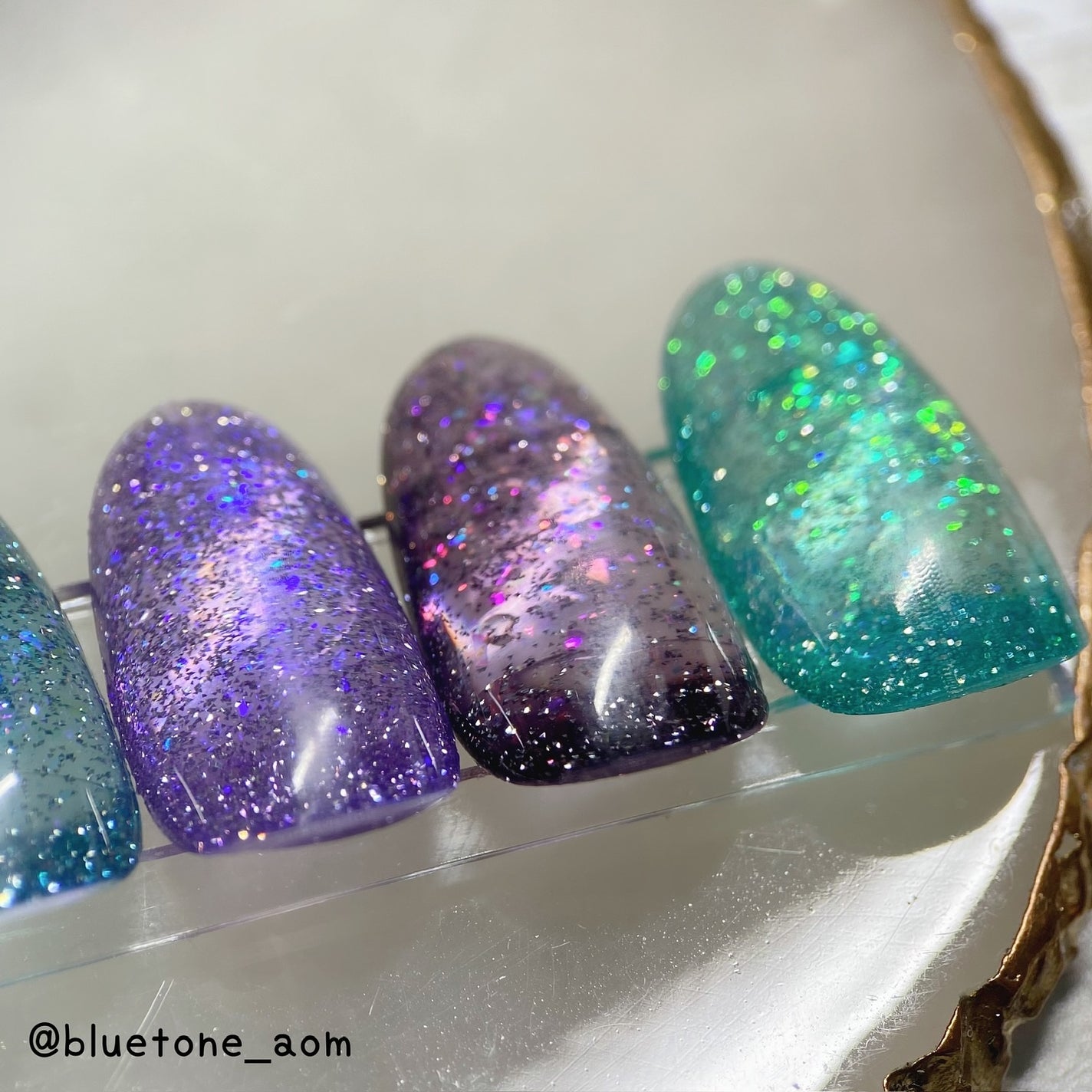 Cosmic flash gel/Beach/ジェルネイルを使ったクチコミ(7枚目)