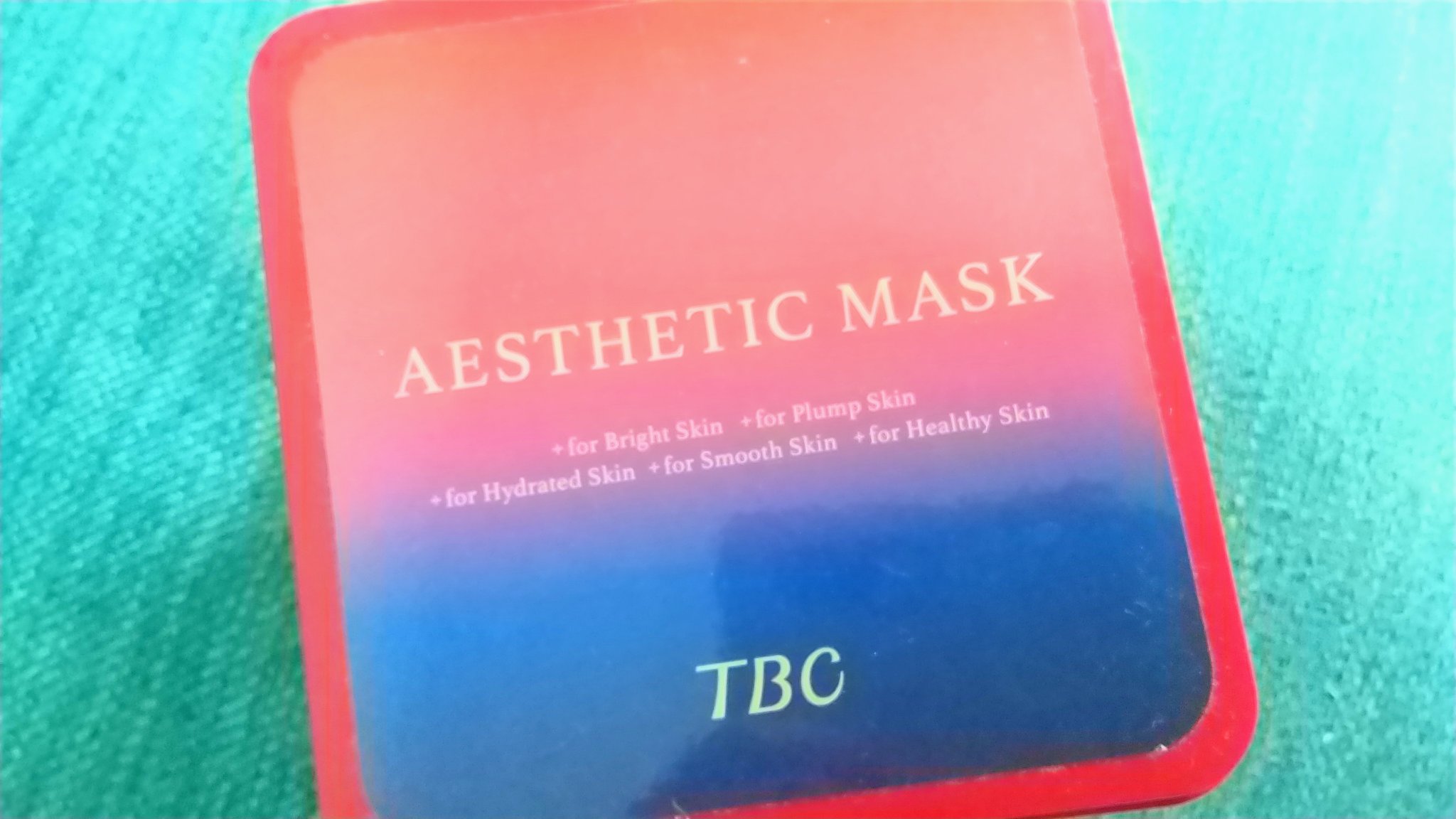 TBC エステティックマスク/TBC/シートマスク・パックを使ったクチコミ（1枚目）