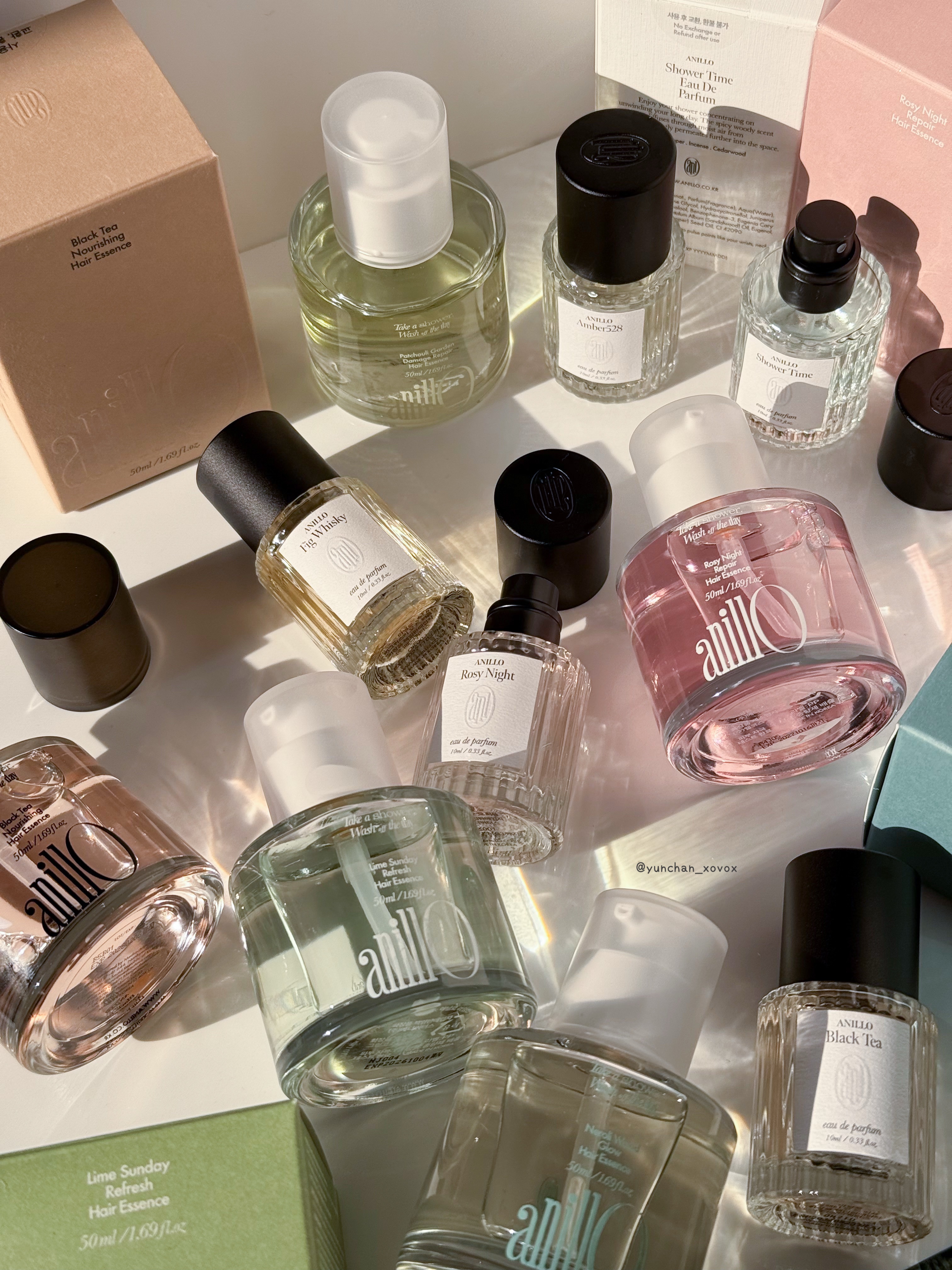 ロージーナイトヘアエッセンス/ANILLO/ヘアオイルを使ったクチコミ（2枚目）