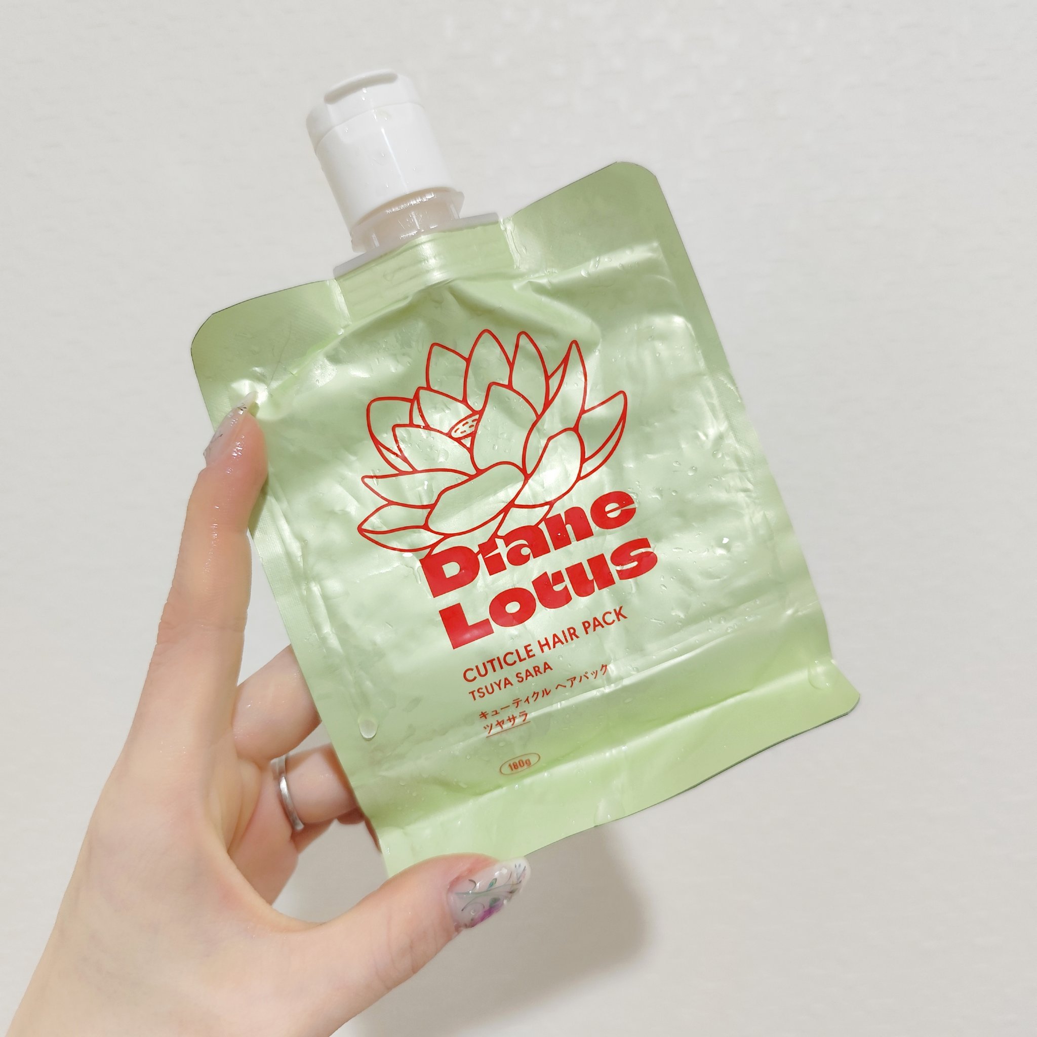 ロータス キューティクルヘアパック ツヤサラ ティー＆シトラスの香り 180g/ダイアン/ヘアマスク・ヘアパックを使ったクチコミ（1枚目）