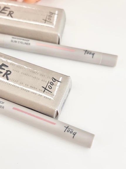 のぶあゆ on LIPS 「.🤍🧡Tooq🤍🧡ウォータープルーフスリムアイライナー\“ト..」(4枚目)