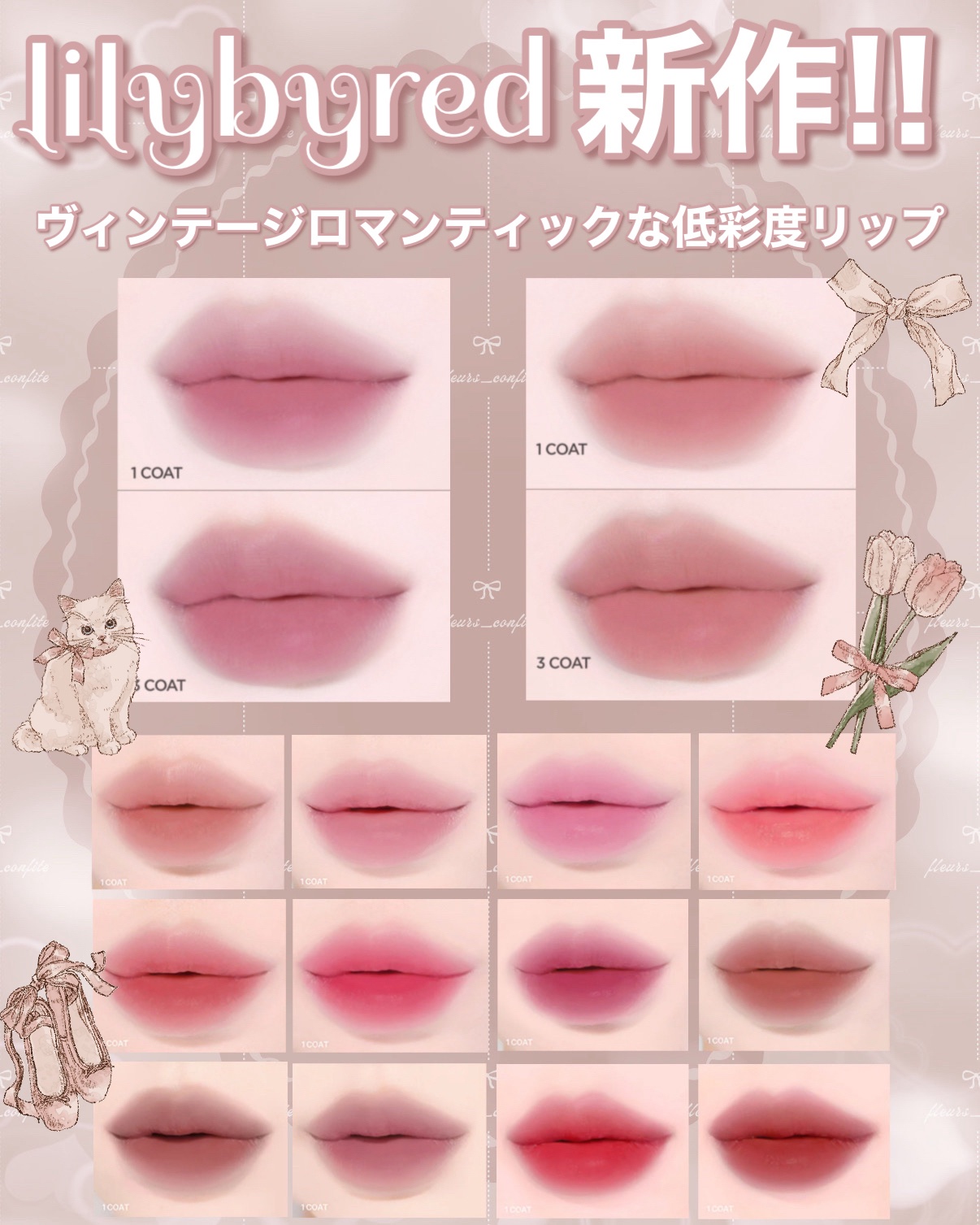 スウィート ライアー ミルキー ティント/lilybyred/口紅を使ったクチコミ（1枚目）