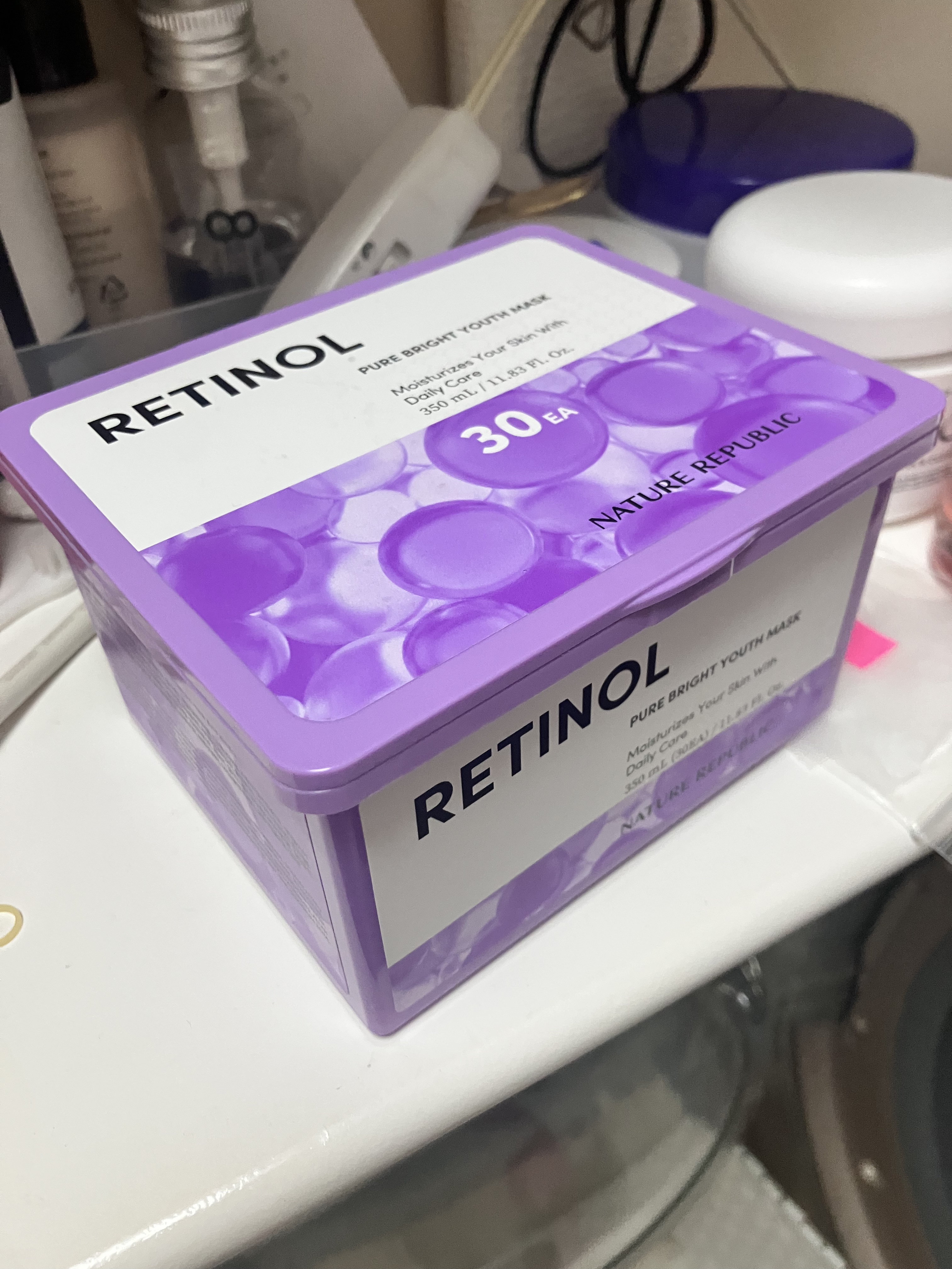 レチノールピュアブライトユースマスク30枚入/ネイチャーリパブリック/シートマスク・パックを使ったクチコミ（2枚目）