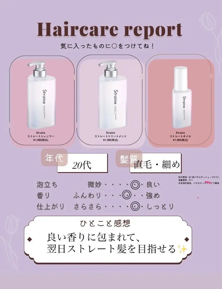 ストレートヘアオイル/Straine/ヘアオイルを使ったクチコミ（3枚目）