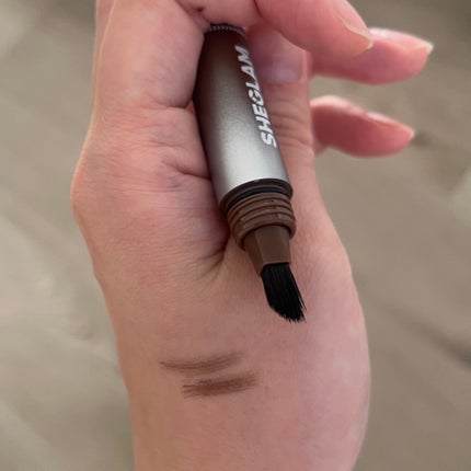 ブロウフェクション アングルブラシ&ディップトープ/SHEGLAM/アイブロウペンシルを使ったクチコミ(3枚目)