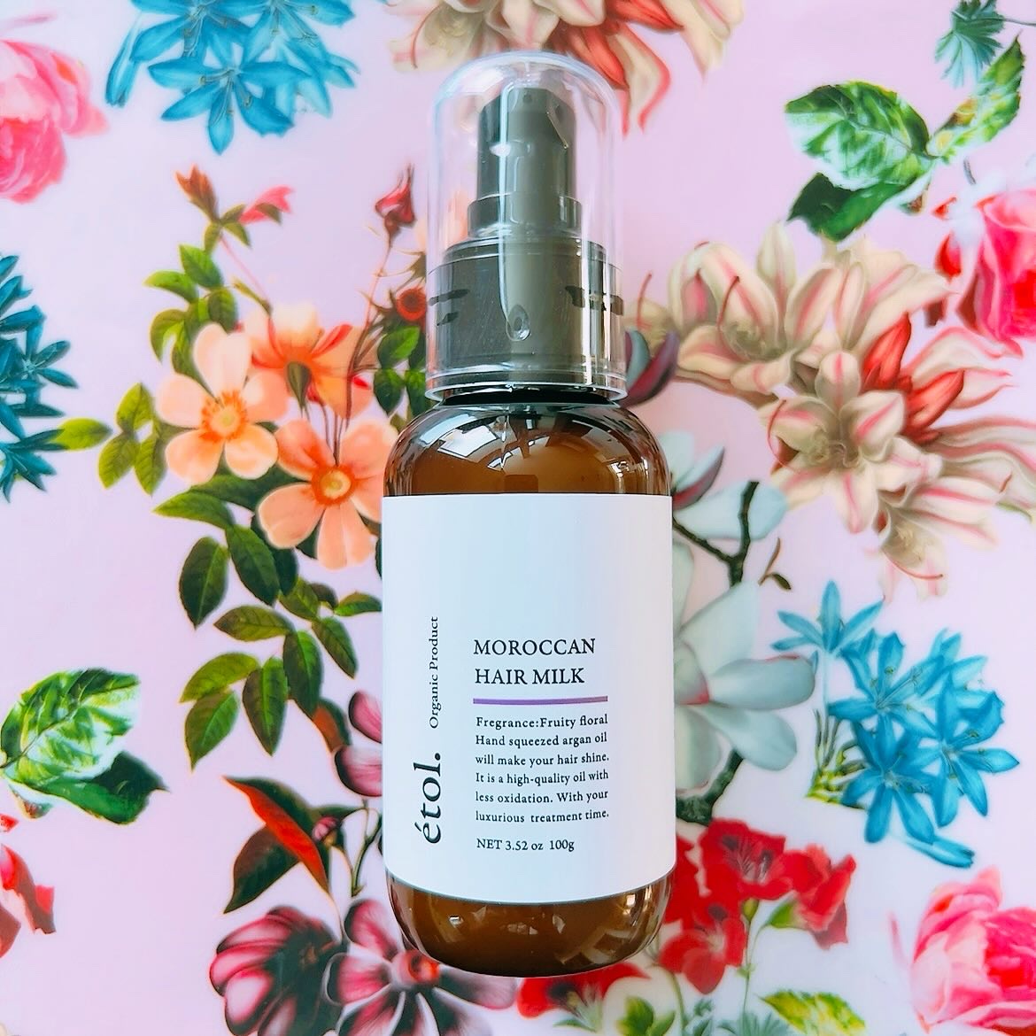 Moroccan hair milk/etol./ヘアミルクを使ったクチコミ（1枚目）