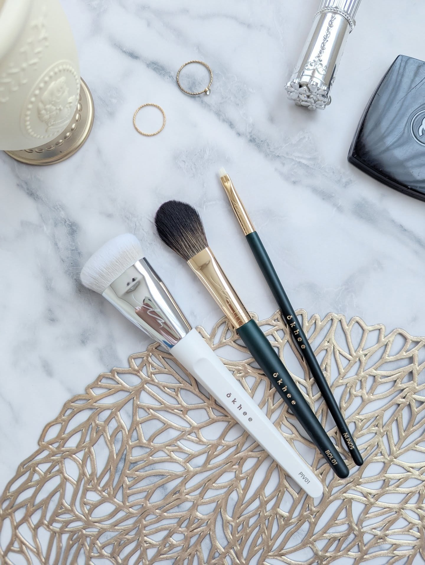 okhee 白玉ファンデーションブラシ/SOOA DOR/メイクブラシを使ったクチコミ（1枚目）