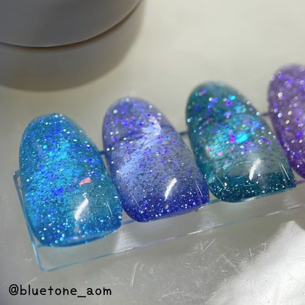 Cosmic flash gel/Beach/ジェルネイルを使ったクチコミ(8枚目)