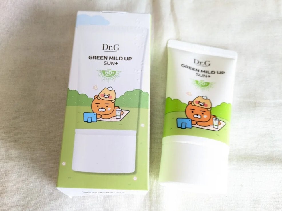 グリーンマイルドアップサンプラス/Dr.G/日焼け止めクリームを使ったクチコミ(1枚目)