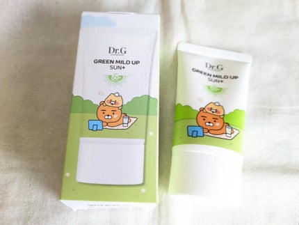 グリーンマイルドアップサンプラス/Dr.G/日焼け止めクリームを使ったクチコミ(1枚目)