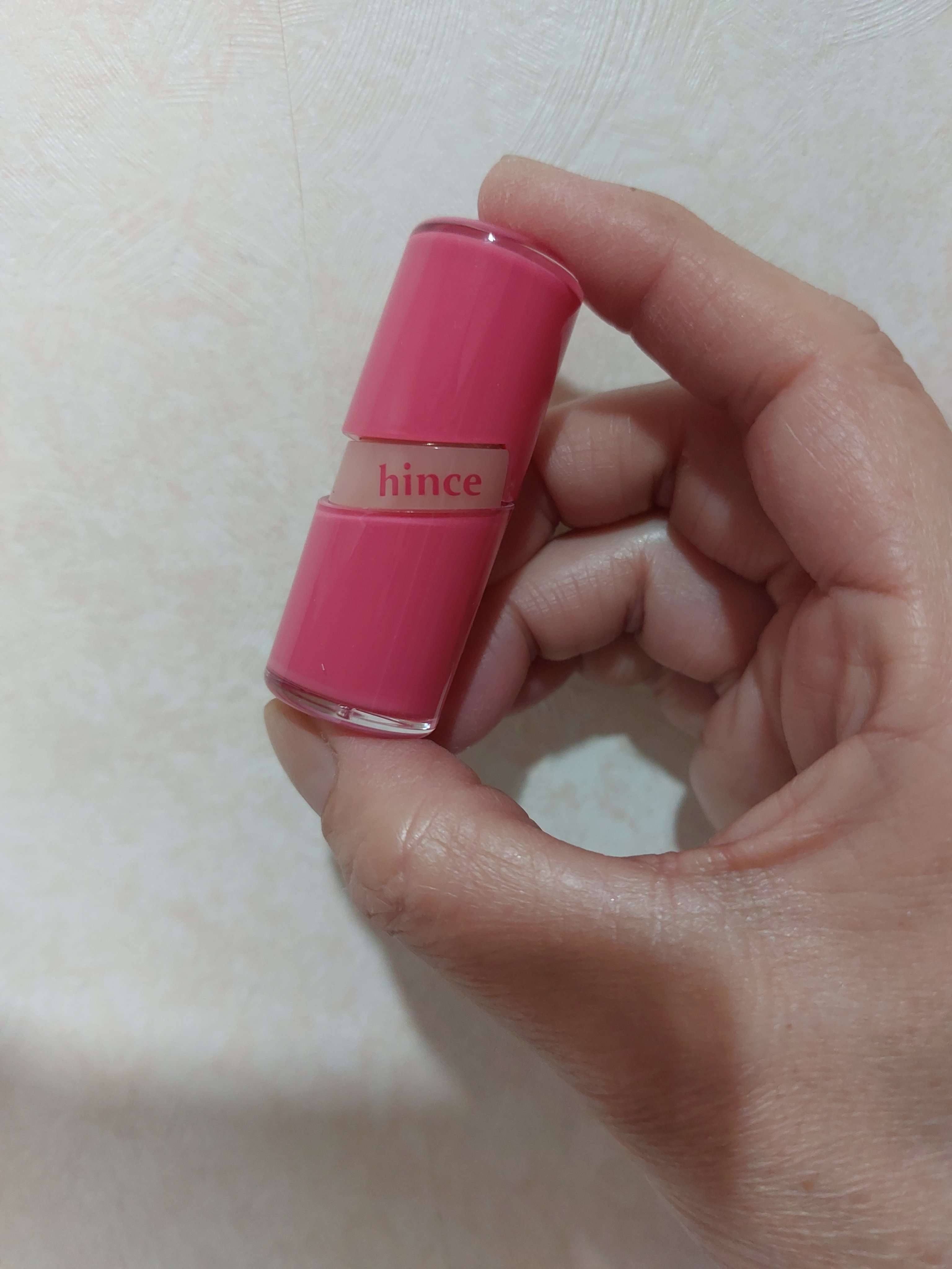 ロウグロウジェルティント R022 ロウ・カレント（ミニ）/hince/リップティントを使ったクチコミ（1枚目）
