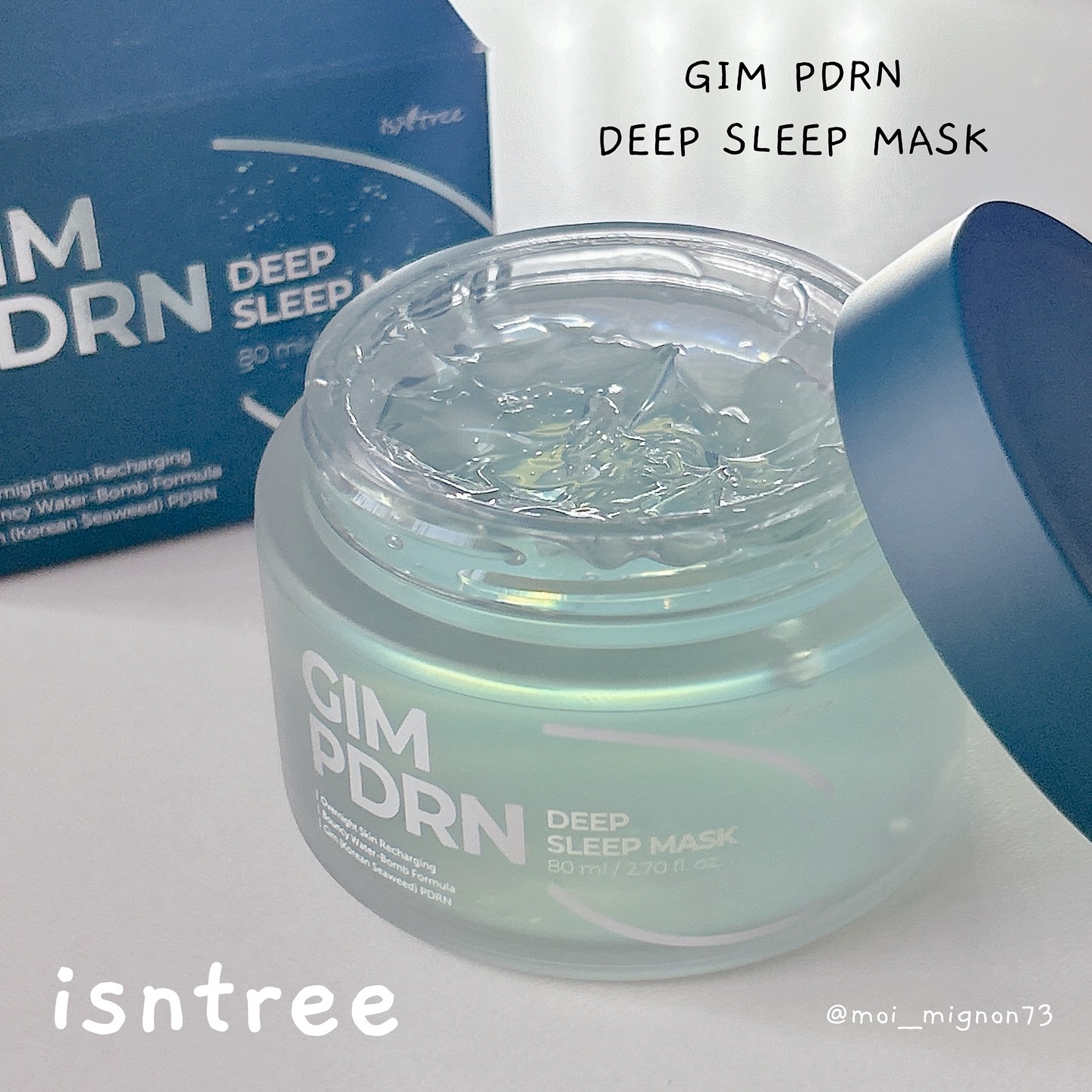 海苔PDRNディープスリープマスク/Isntree/オールインワン化粧品を使ったクチコミ（1枚目）