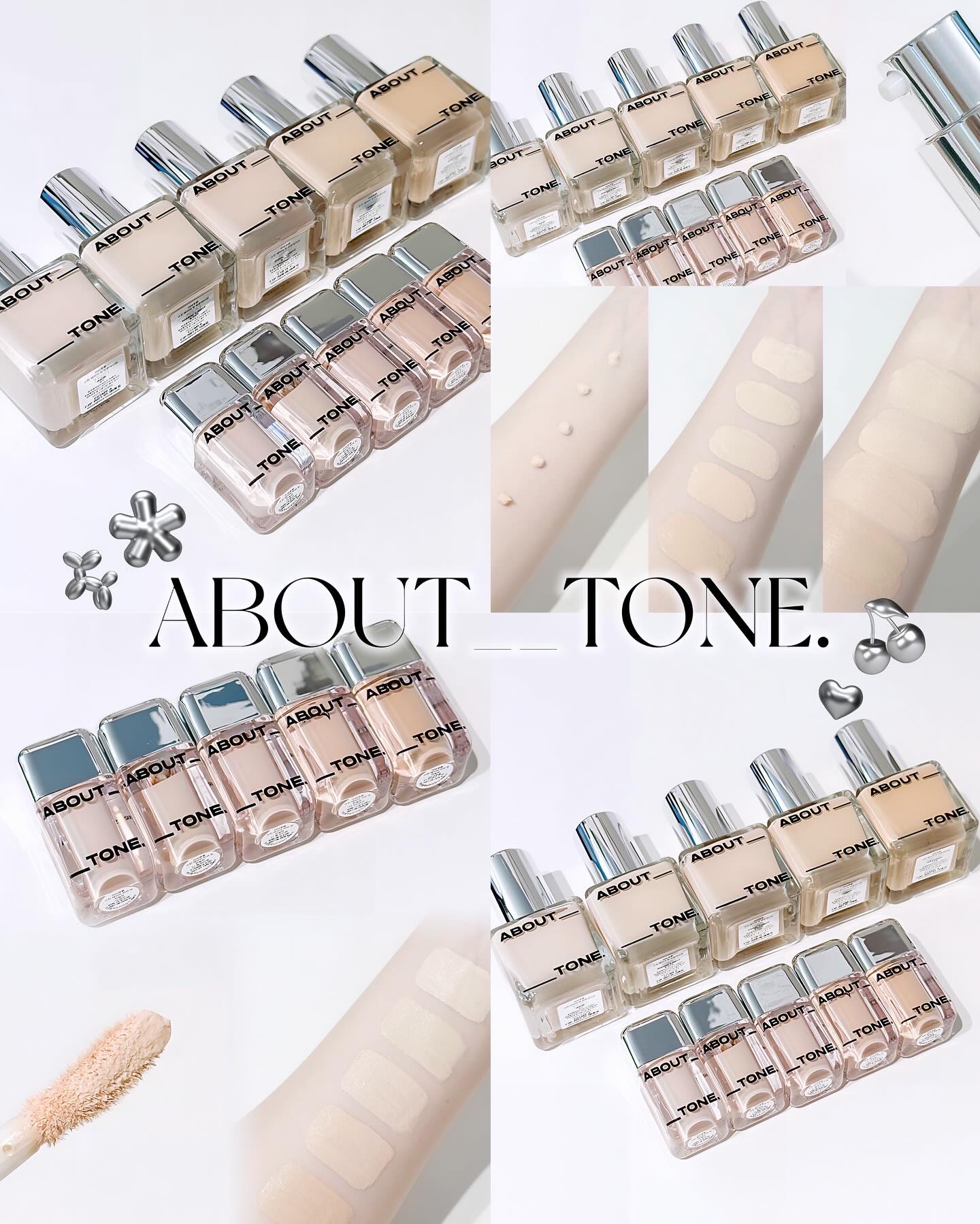 スキンレイヤーフィットファンデーション/ABOUT TONE/リキッドファンデーションを使ったクチコミ（1枚目）