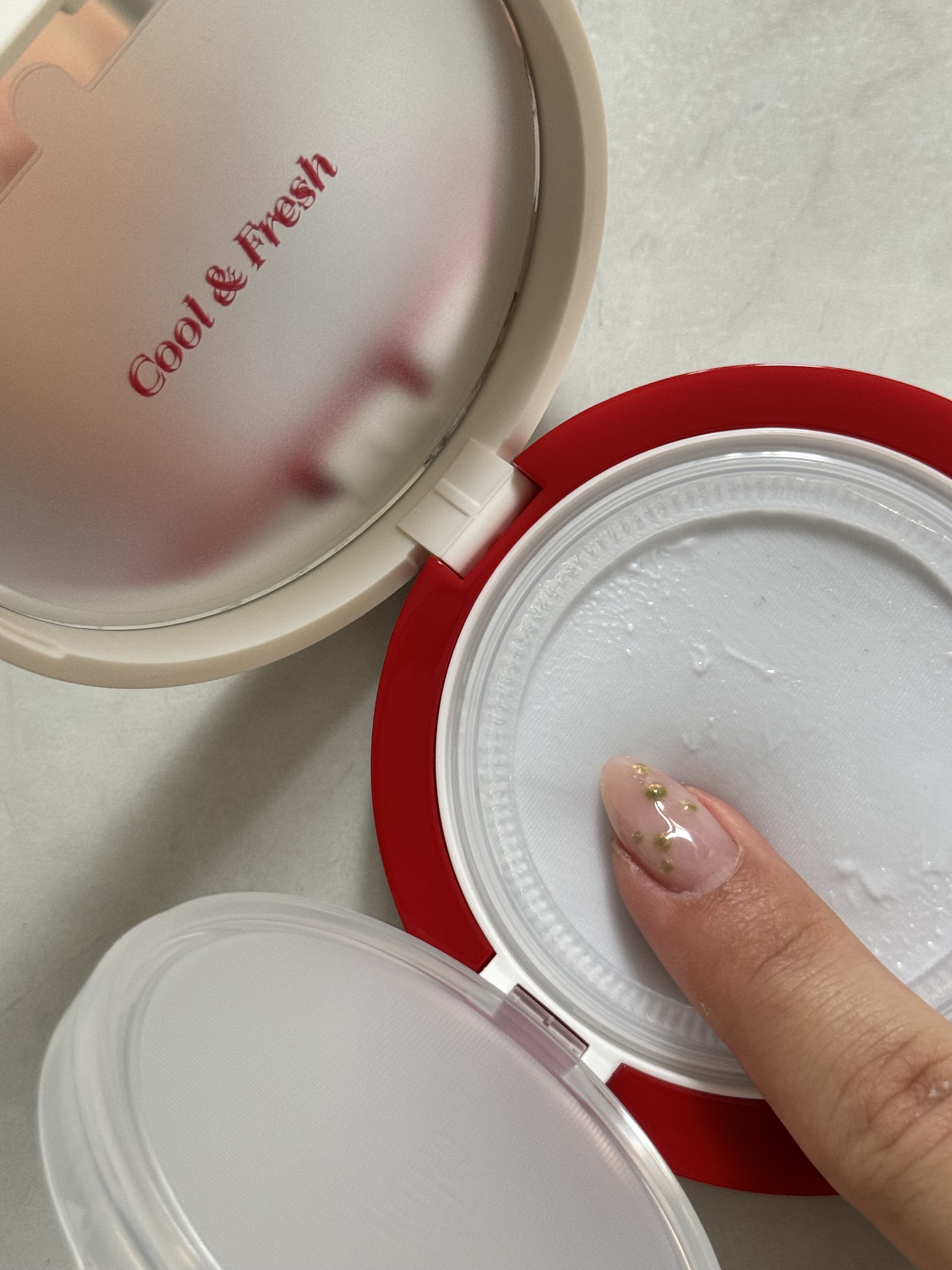 ビーベルベット セバムカットクッション/espoir/プレストパウダーを使ったクチコミ（2枚目）