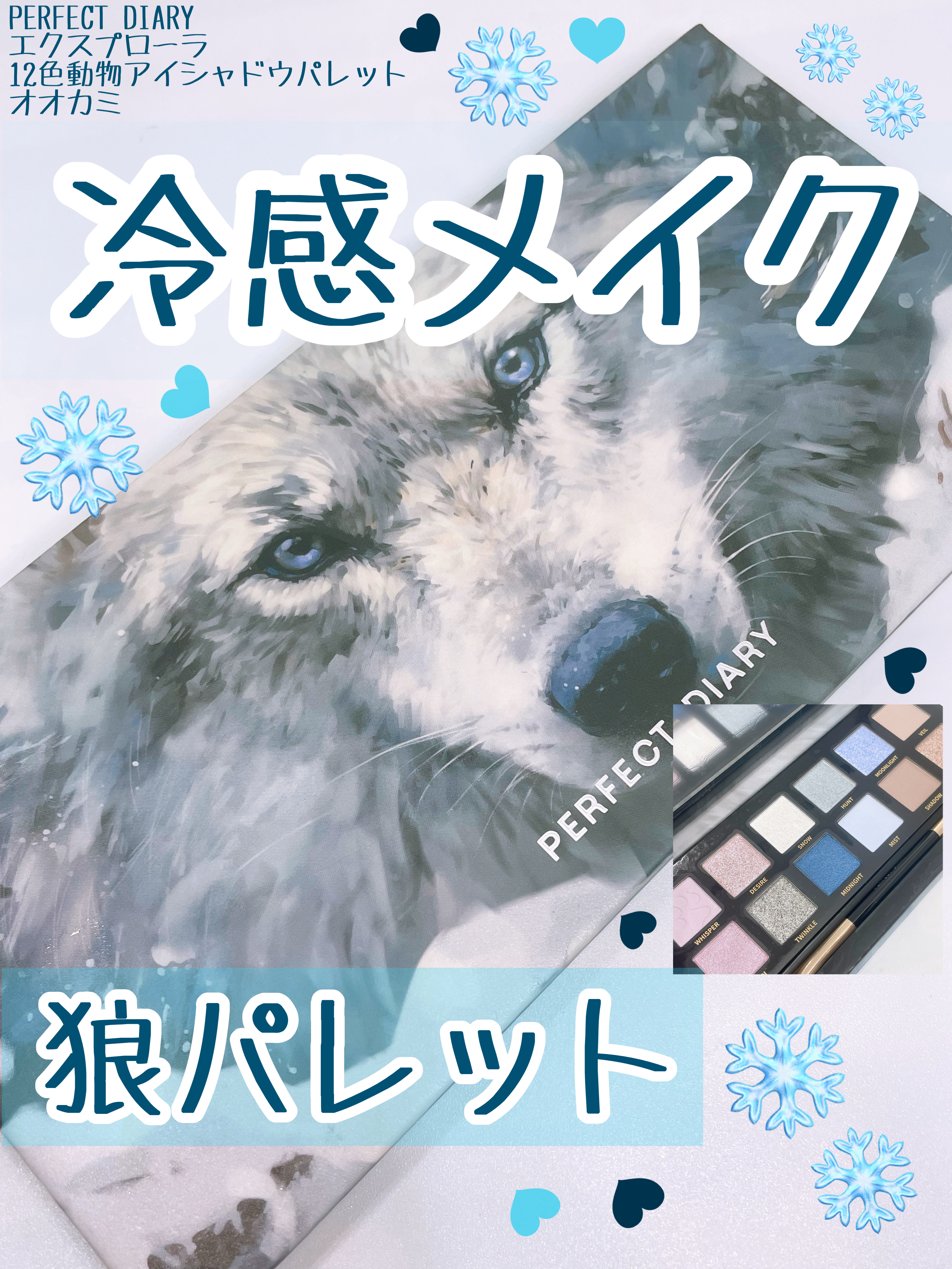エクスプローラ12色 動物アイシャドウパレット/PERFECT DIARY/アイシャドウパレットを使ったクチコミ（1枚目）
