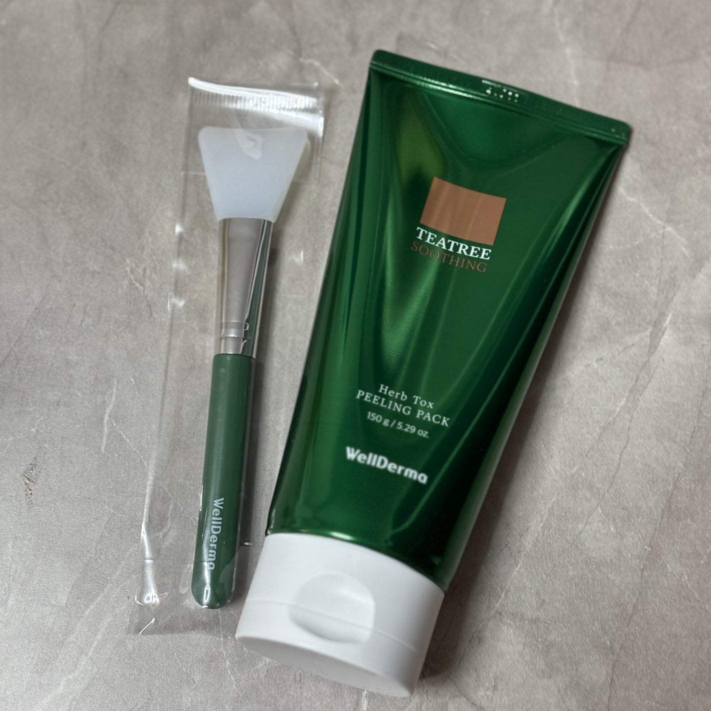 ティーツリーハーブピーリングパック/WellDerma/洗い流すパック・マスクを使ったクチコミ(1枚目)