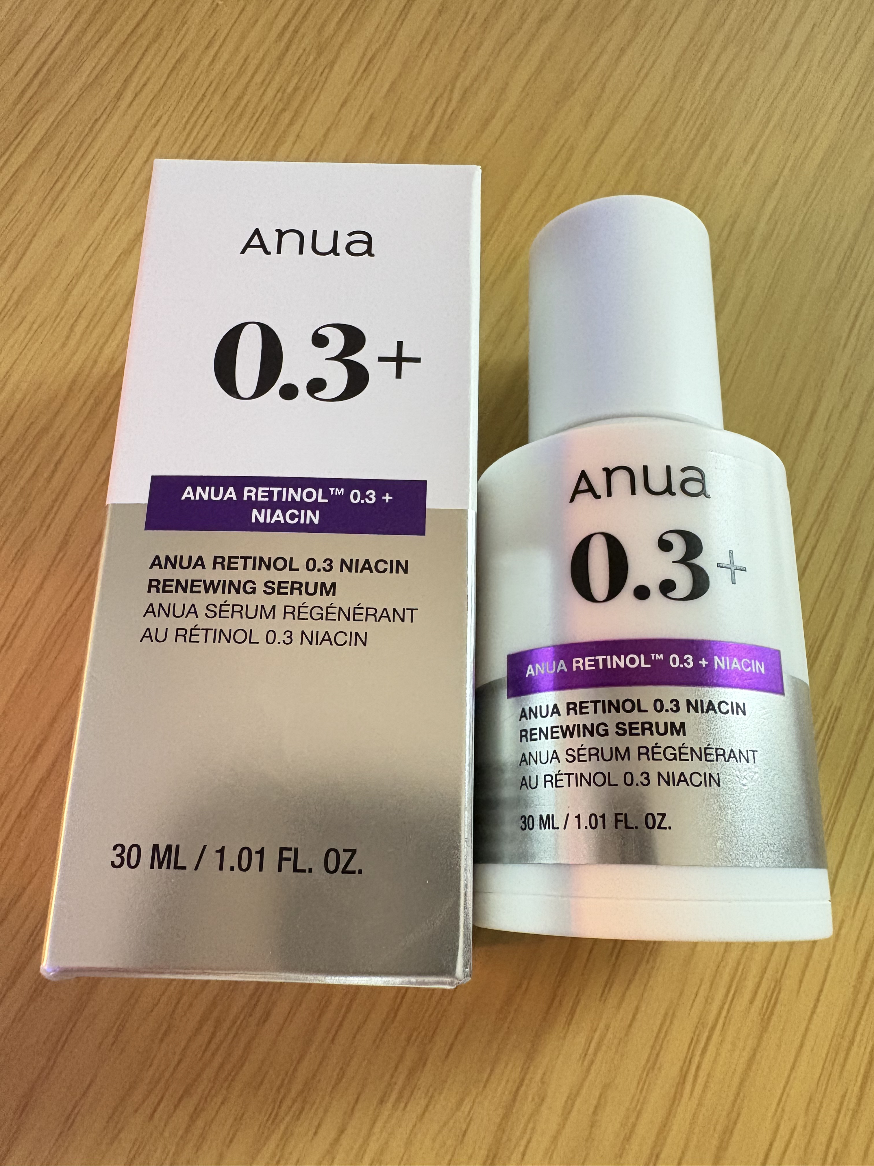 レチノール0.3 ナイアシンリニューイングセラム/Anua/美容液を使ったクチコミ（2枚目）