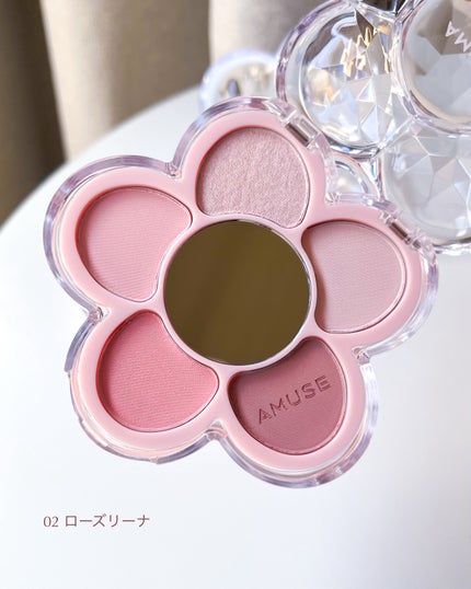 フローラアイパレット/AMUSE/アイシャドウを使ったクチコミ(5枚目)