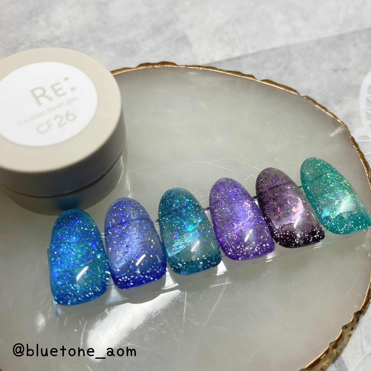 Cosmic flash gel/Beach/ジェルネイルを使ったクチコミ（1枚目）