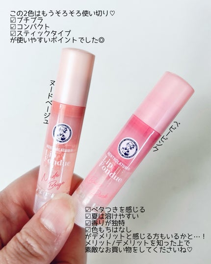 メンソレータム リップフォンデュ/メンソレータム/リップバームを使ったクチコミ(6枚目)