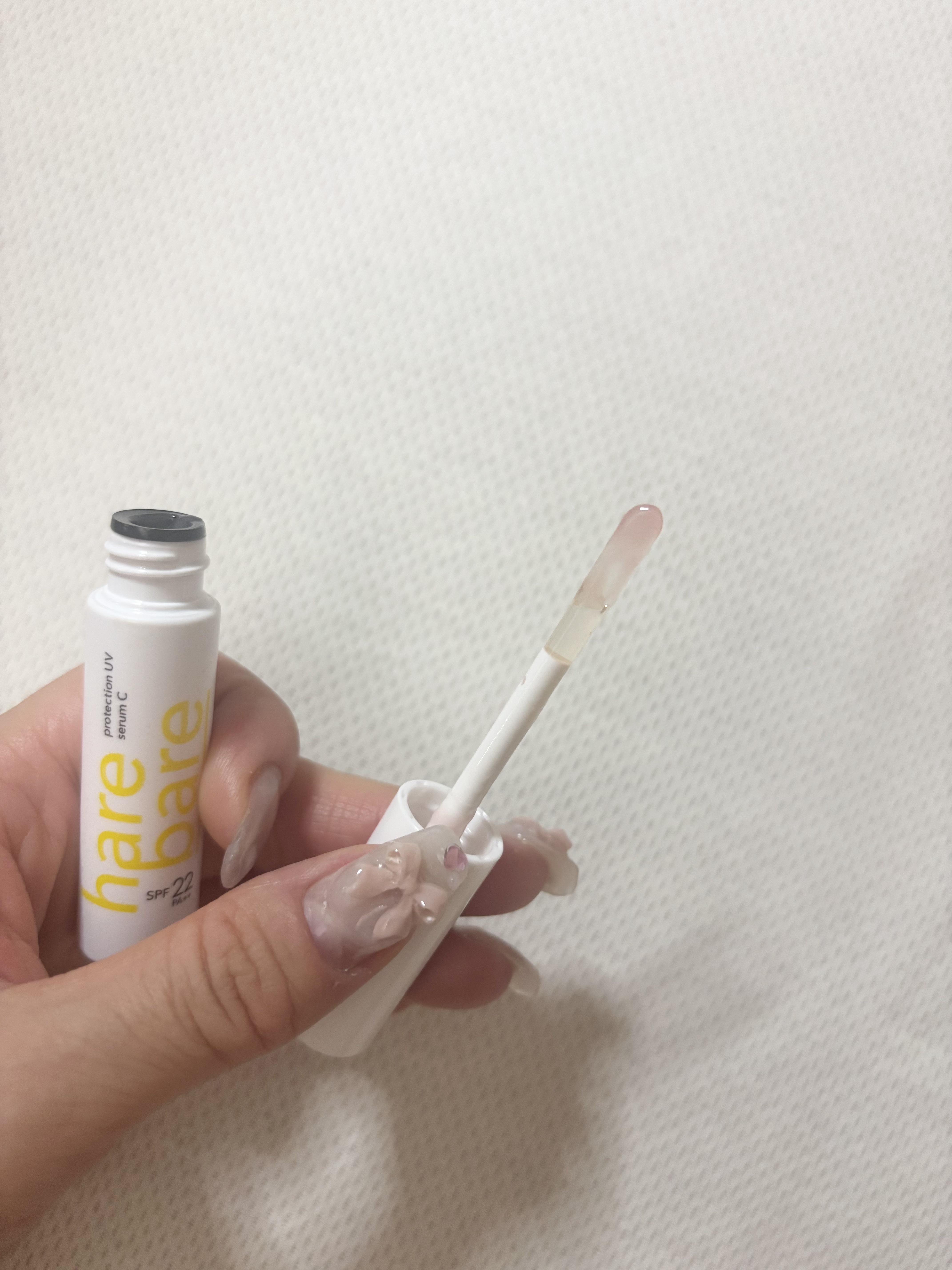 ハレバレ　プロテクションUV　セラム　C　リップ/ハレバレ/リップケアを使ったクチコミ（3枚目）