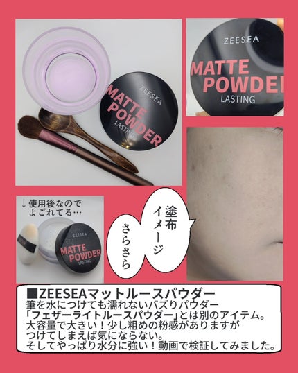 大容量オイルコントロールセッティングパウダー/ZEESEA/ルースパウダーを使ったクチコミ(2枚目)