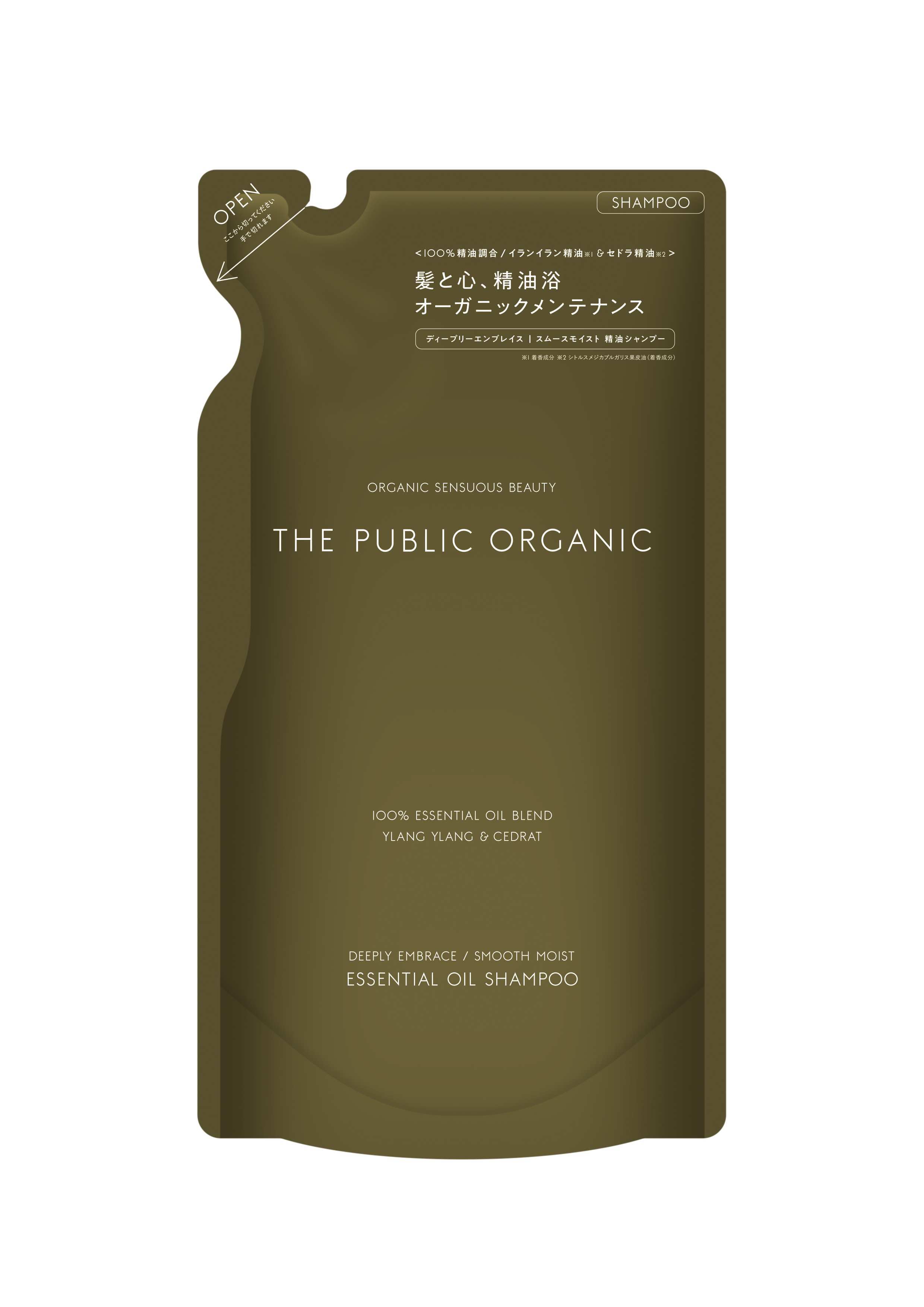ディープリーエンブレイス スムースモイスト 精油シャンプー/精油トリートメント シャンプー つめかえ
