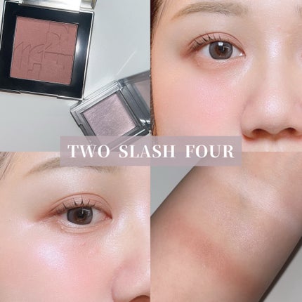 オールオーバーフェイスブラッシュ/TWO SLASH FOUR/パウダーチークを使ったクチコミ(1枚目)
