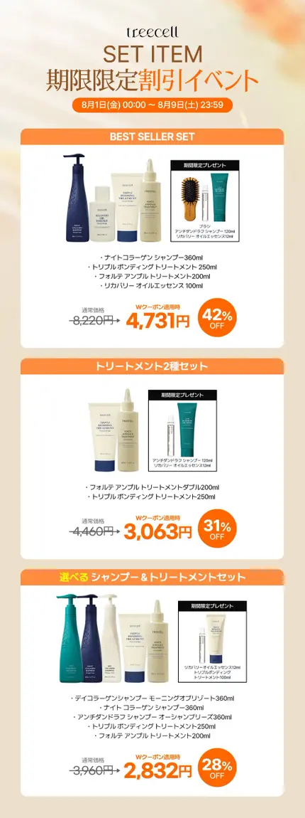 ナイトコラーゲンシャンプーミッドナイトフォレスト/treecell/市販シャンプーを使ったクチコミ(4枚目)