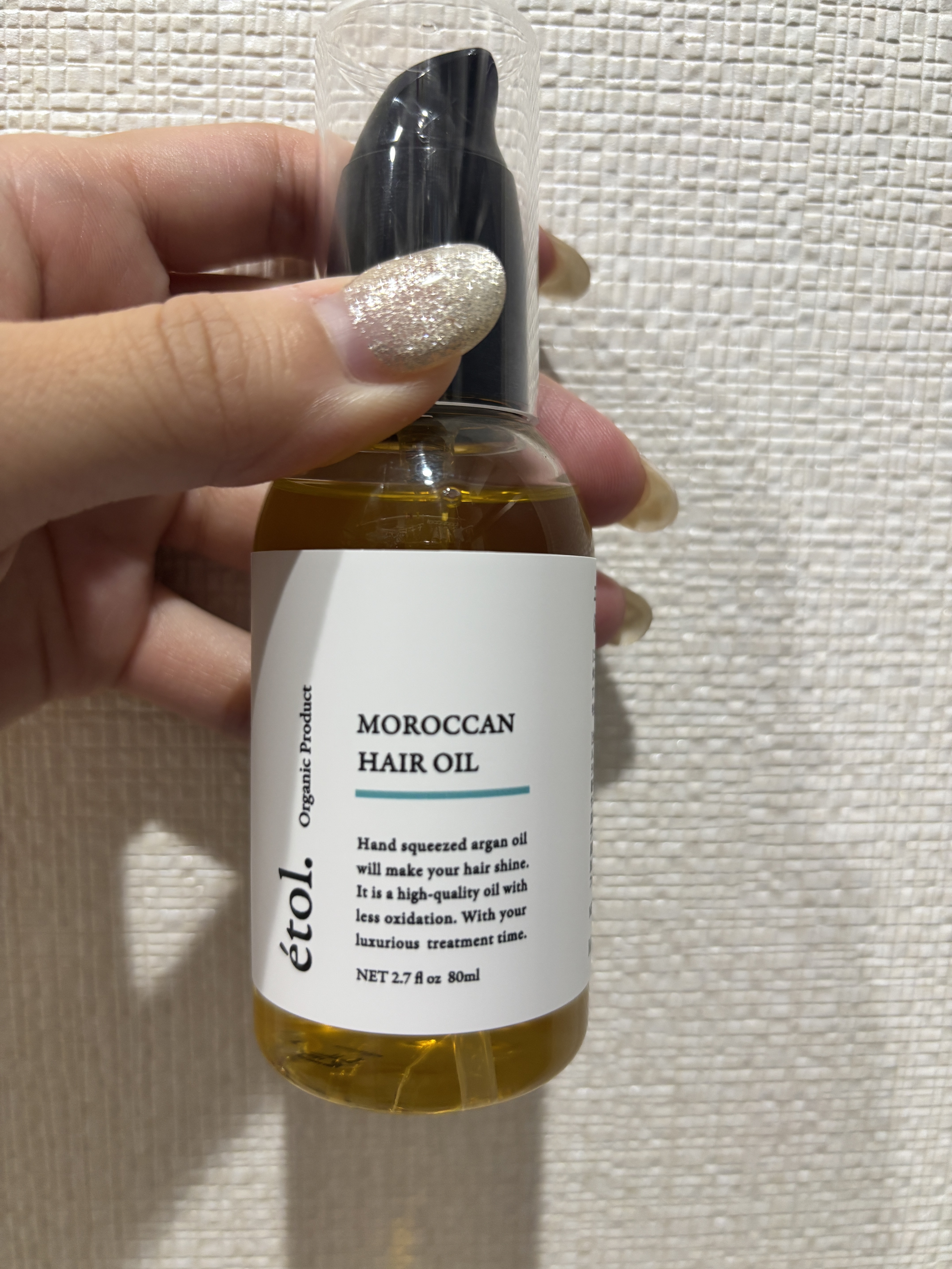 Moroccan hair oil/etol./ヘアオイルを使ったクチコミ（1枚目）