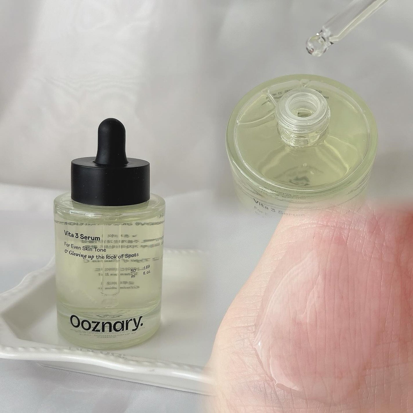 みづき☽コスメ*スキンケア on LIPS 「オーズナリービタ3セラム ホワイトガンセラム(ビタミン美白セラ..」(2枚目)