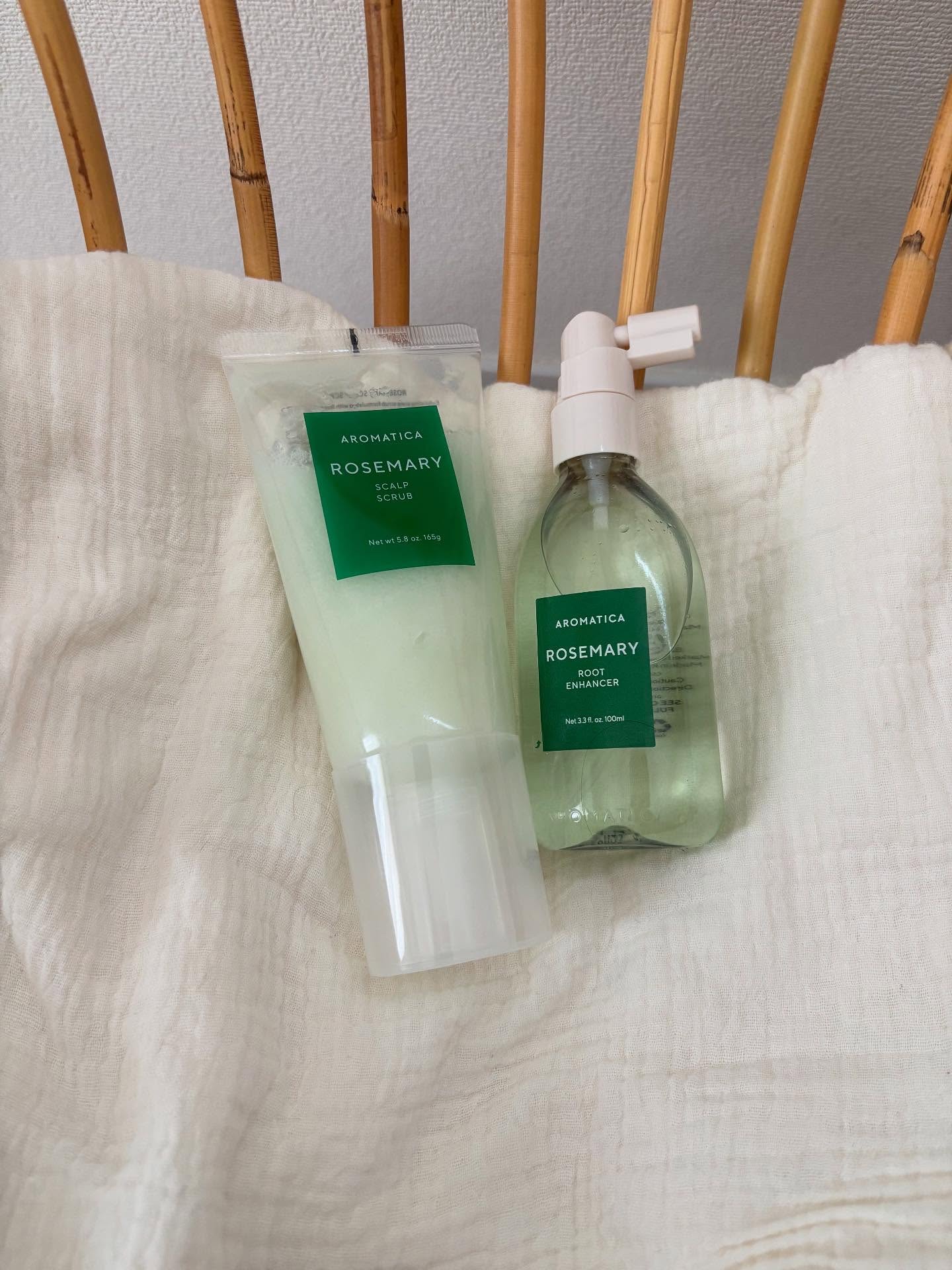 ローズマリー スカルプ スクラブ/AROMATICA/ヘッドスクラブを使ったクチコミ（1枚目）