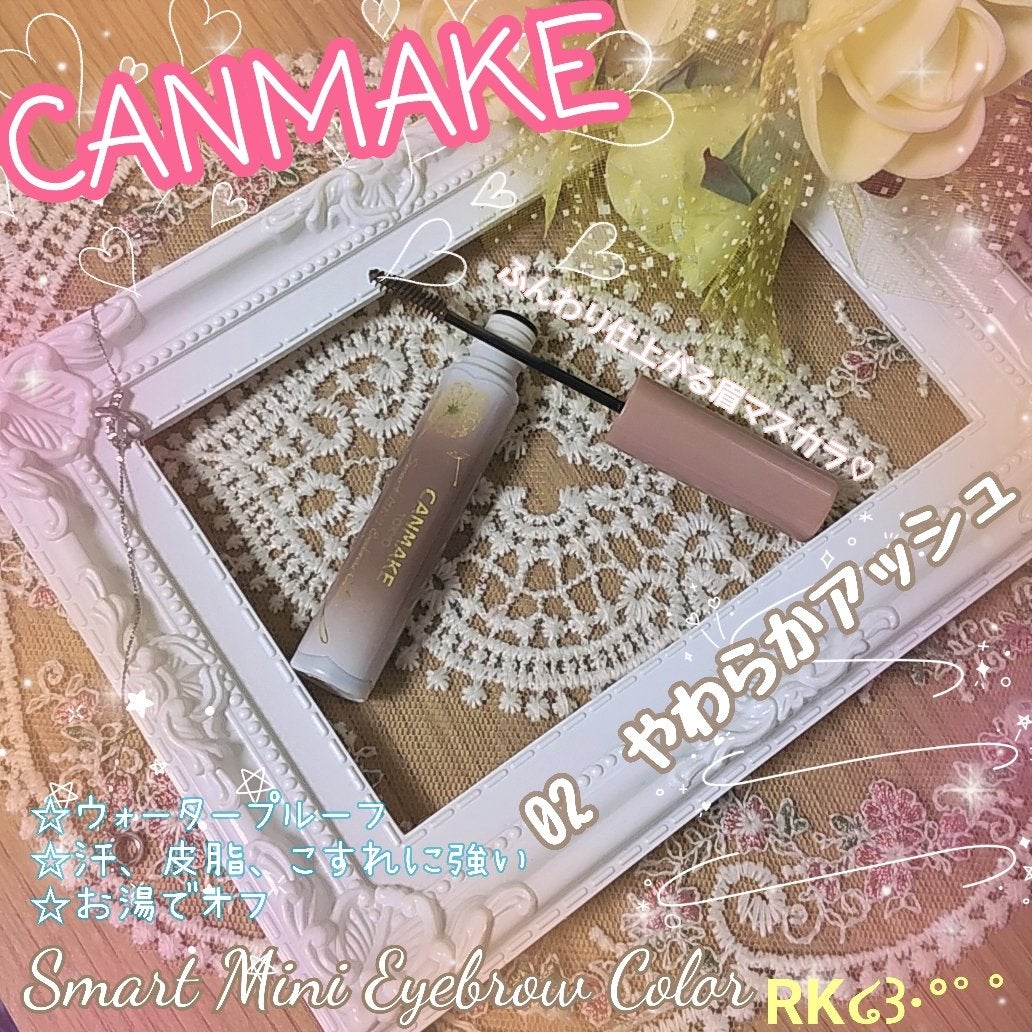スマートミニアイブロウカラー/キャンメイク/眉マスカラを使ったクチコミ(1枚目)