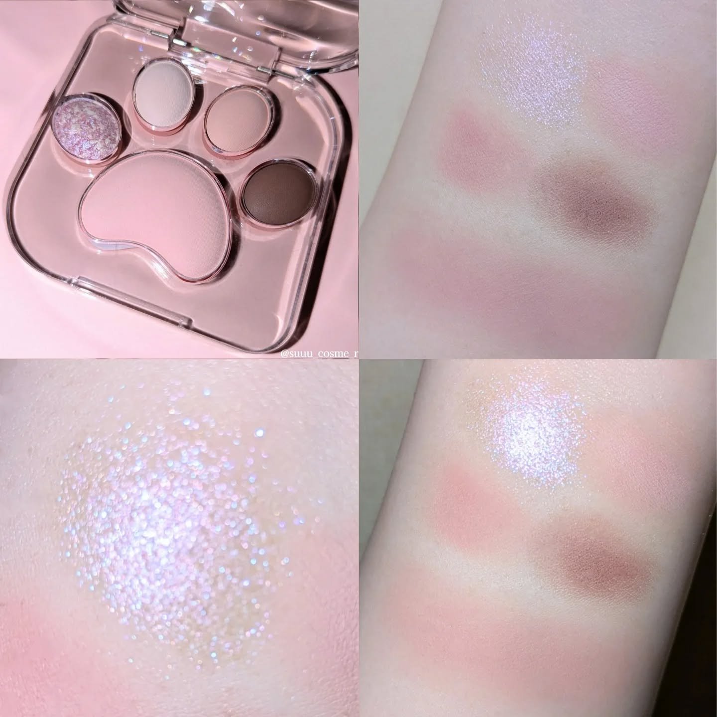 ミャオパウズアイシャドウパレット/MilleFée/アイシャドウパレットを使ったクチコミ（3枚目）