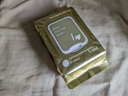 メイクルーティンマスクR/b idol/シートマスク・パックを使ったクチコミ(1枚目)