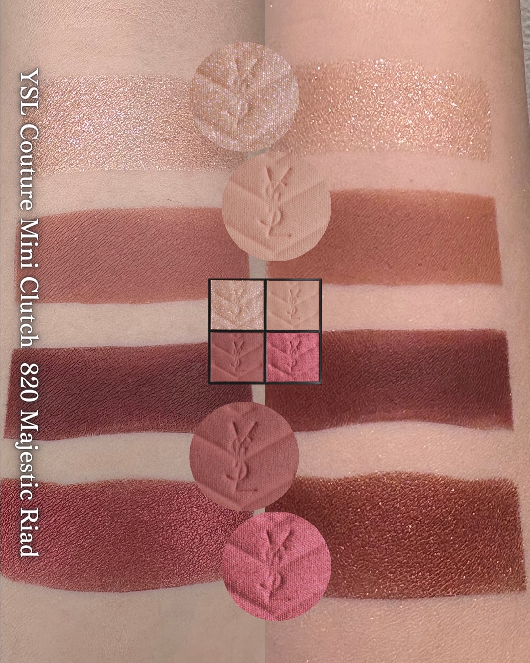 【 早い者勝ち 】YSL アイシャドウパレット リップパレット セット 新色レビュー】クチュール ミニ クラッチ｜YVES SAINT LAURENT