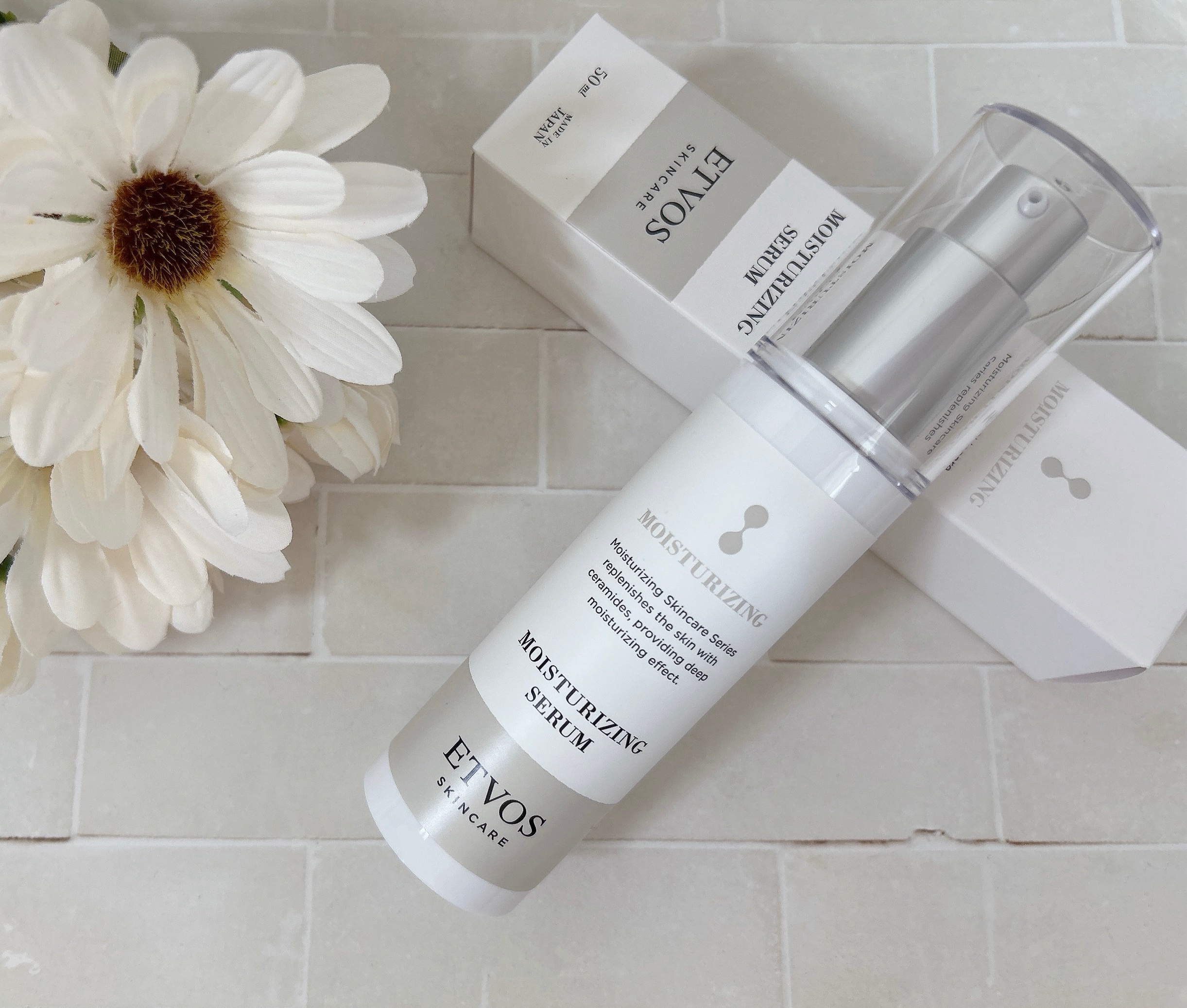 モイスチャライジングセラム/エトヴォス/美容液を使ったクチコミ（2枚目）