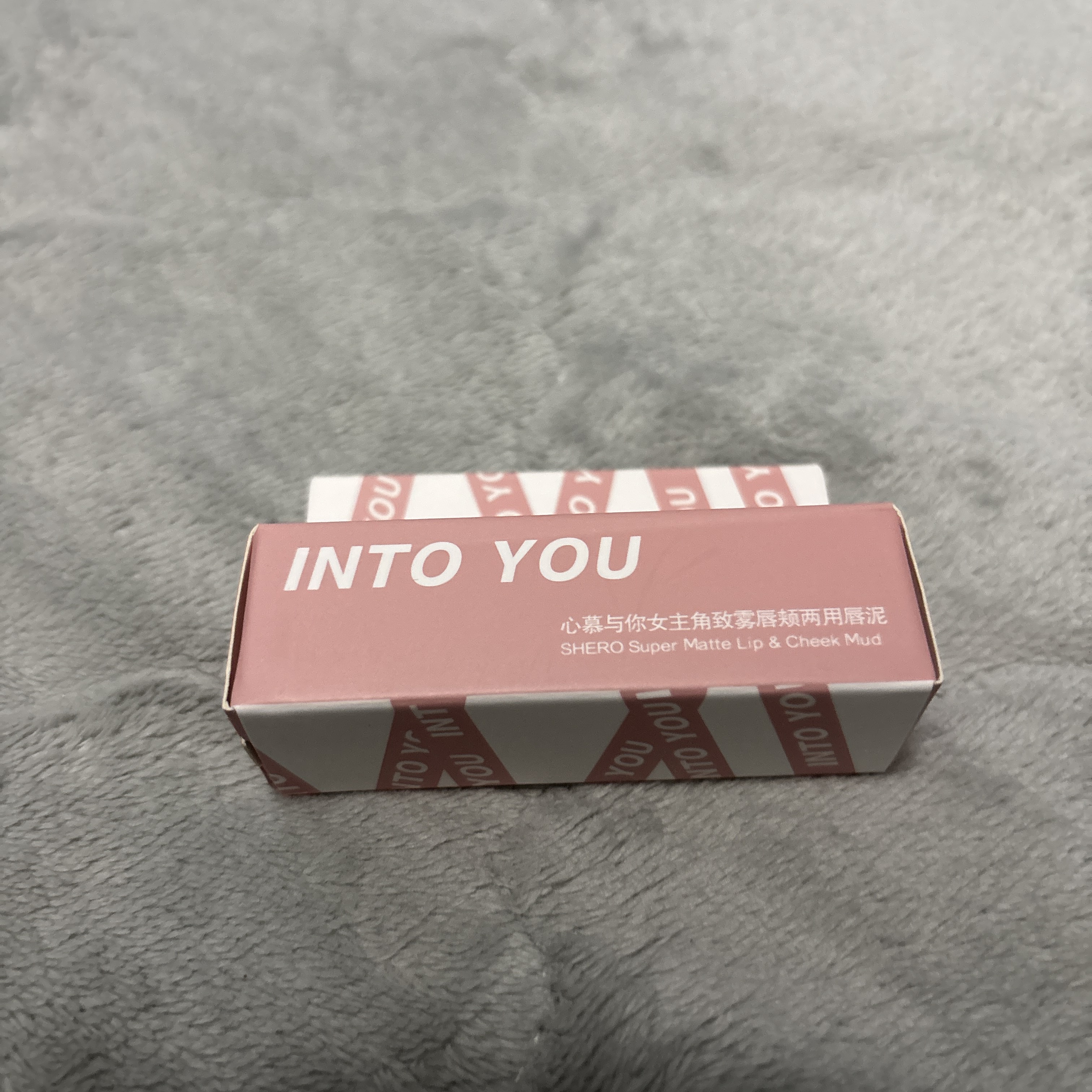 スーパーマットリップ＆チークマッド/INTO U/口紅を使ったクチコミ（1枚目）
