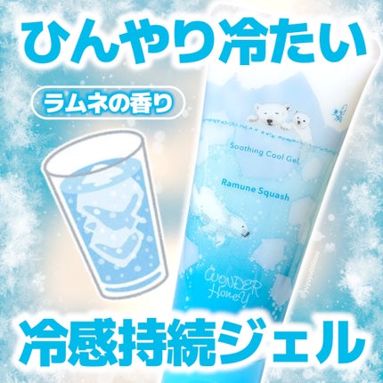 ワンダーハニー 素肌サラサラクールジェル シトラスソルベ/VECUA Honey/ボディクリームを使ったクチコミ(1枚目)