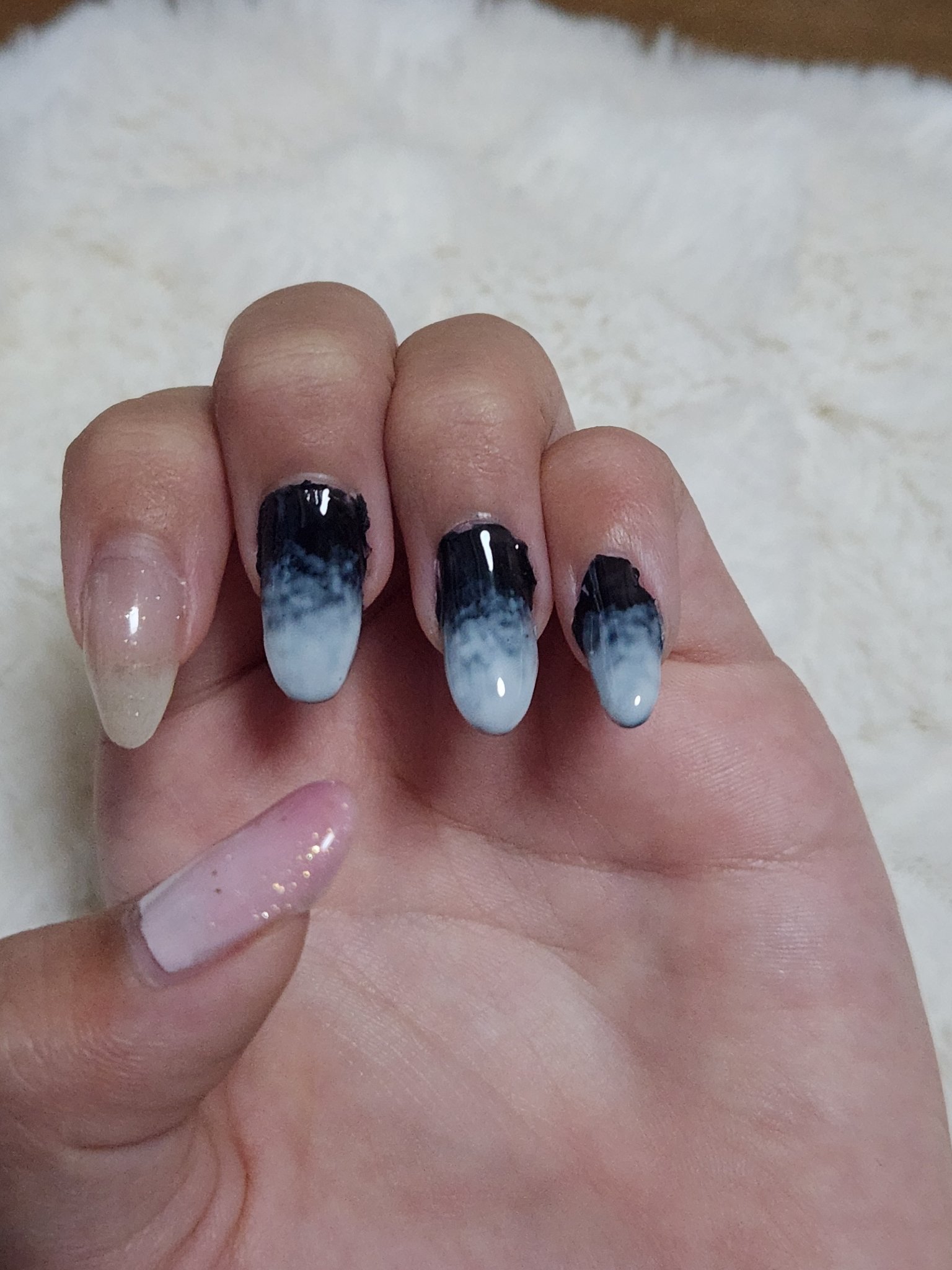 ジェルネイル（ライト対応）/セリア/ジェルネイルを使ったクチコミ（2枚目）