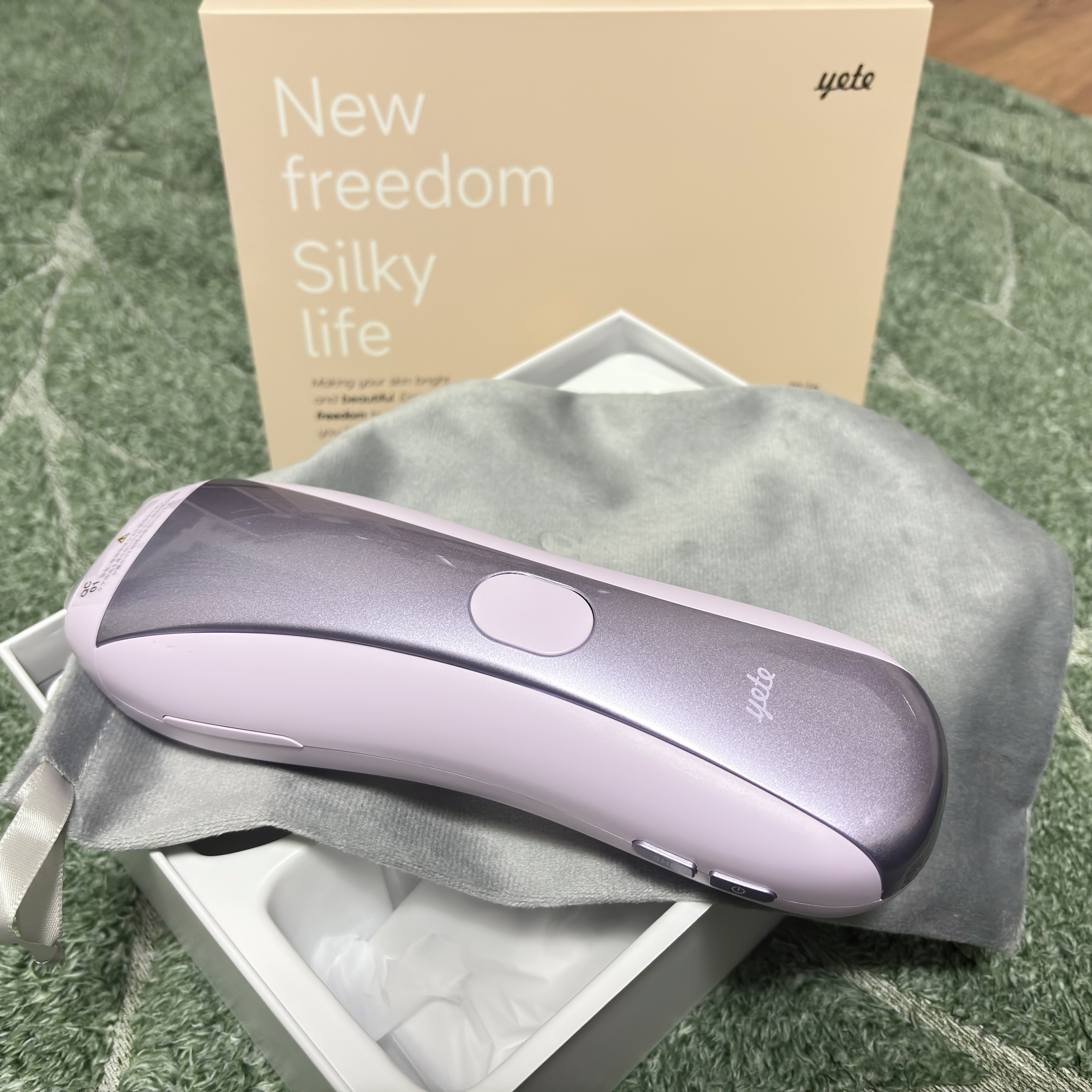 サファイア冷感SHR脱毛器/yete/家庭用脱毛器を使ったクチコミ（2枚目）