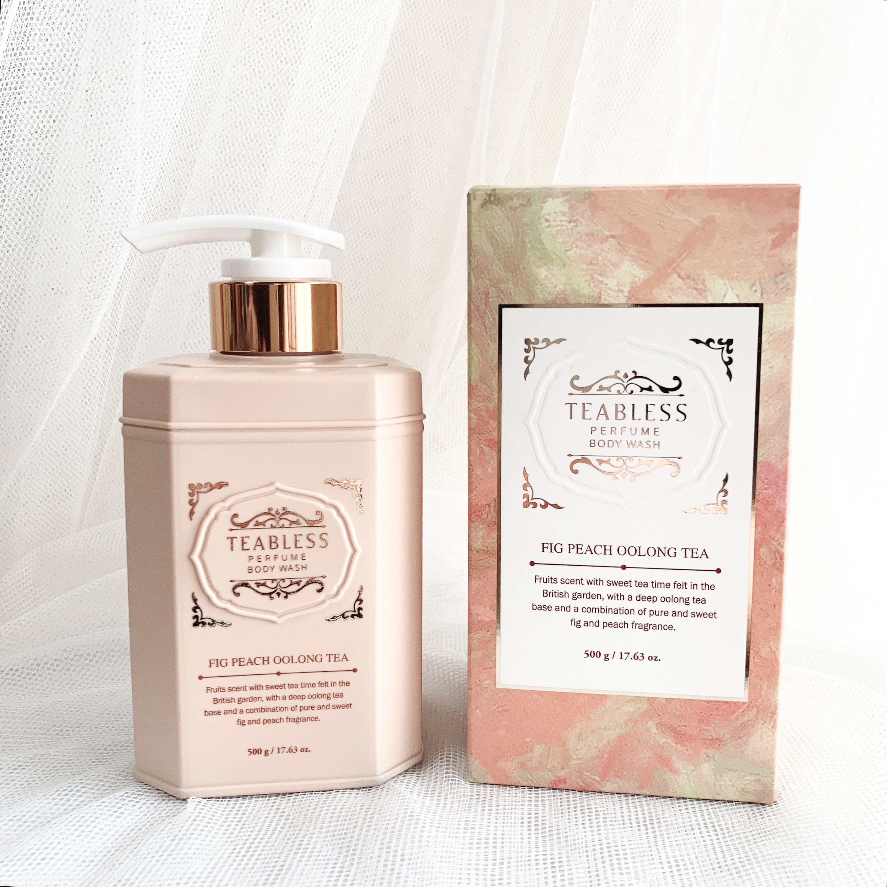 パフュームボディウォッシュ フィグピーチウーロンティー/TEABLESS/ボディソープを使ったクチコミ（1枚目）