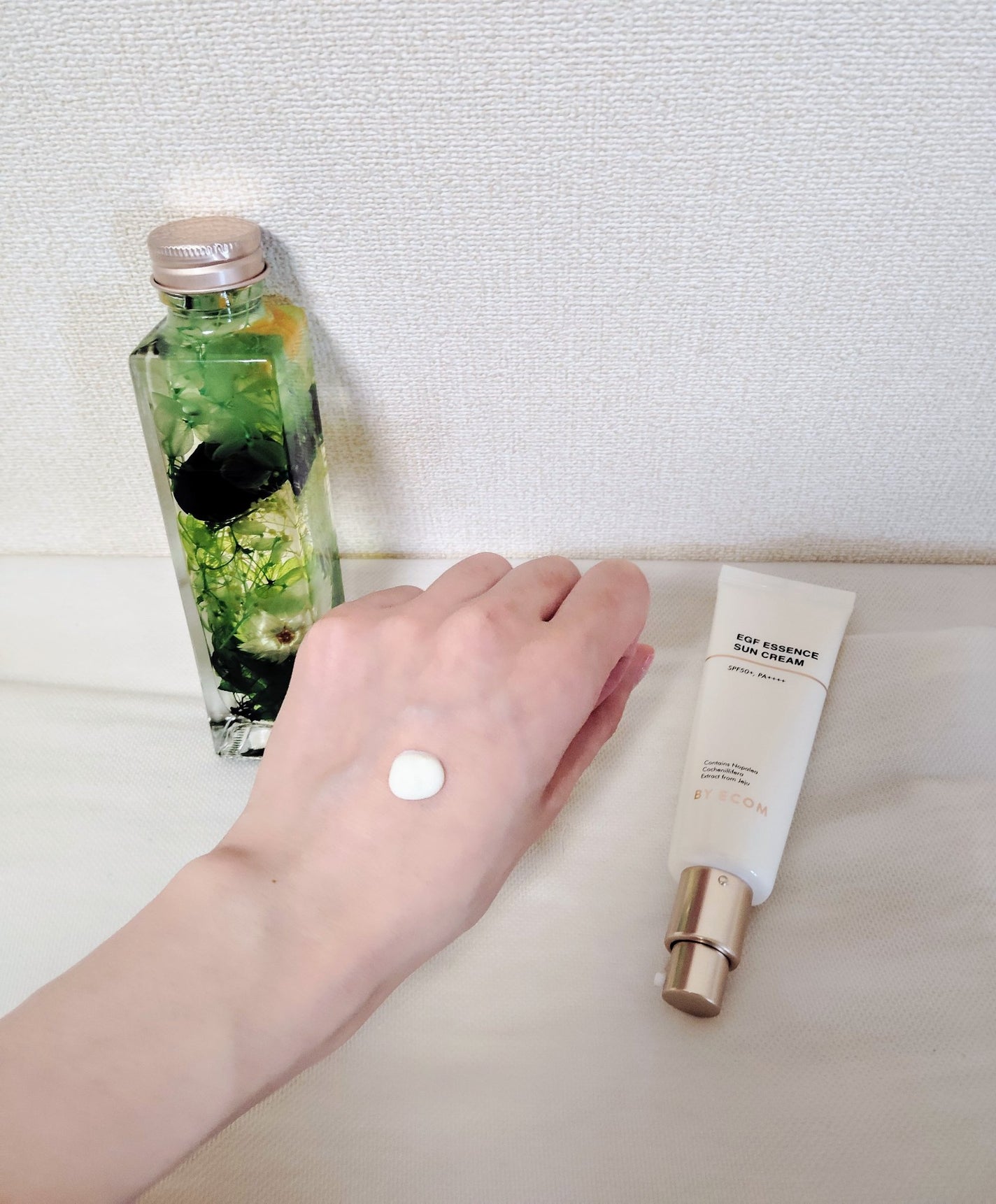 EGF エッセンスサンクリーム/BY ECOM/日焼け止めクリームを使ったクチコミ(4枚目)