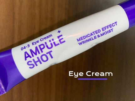 薬用 エフェクト リンクル&モイスト アイクリーム/AMPULE SHOT/アイケア・アイクリームを使ったクチコミ(1枚目)