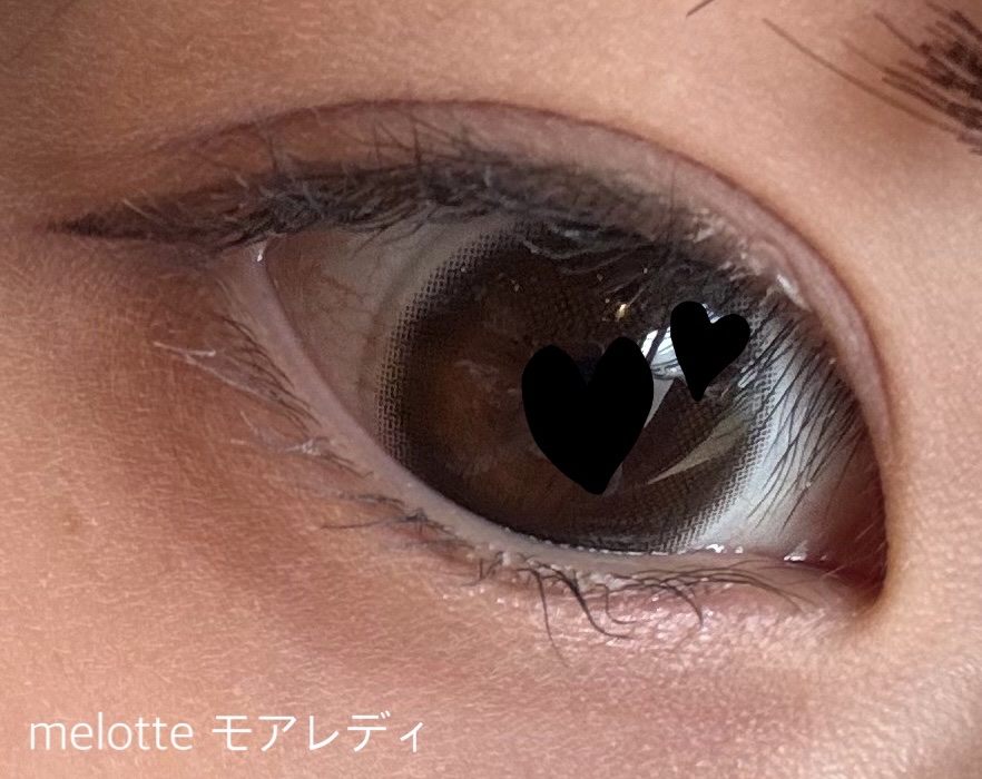 melotte 1day モアレディ/melotte/ワンデー（１DAY）カラコンを使ったクチコミ（1枚目）