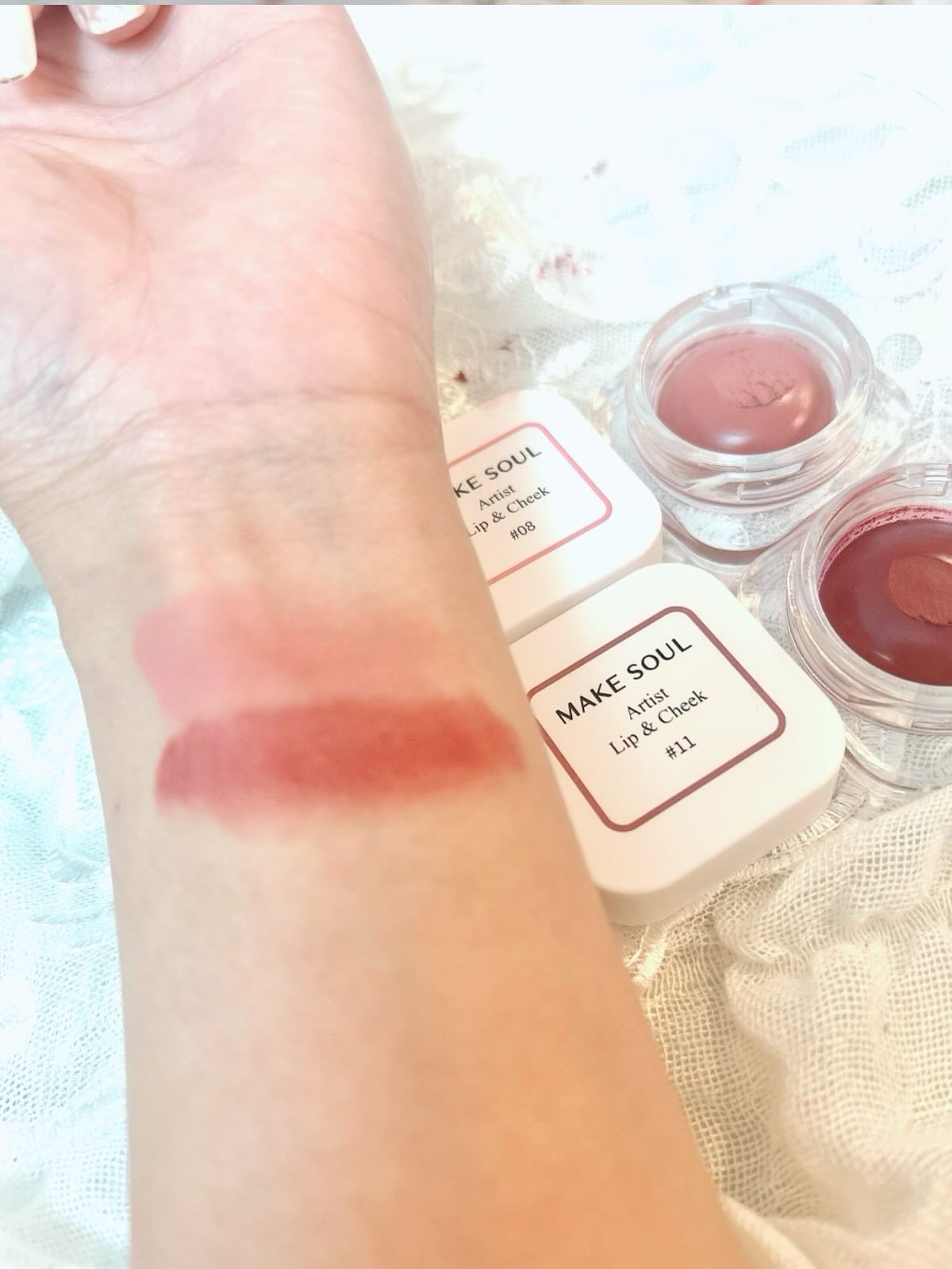 Artist Lip&Cheek/MAKE SOUL/ジェル・クリームチークを使ったクチコミ(2枚目)