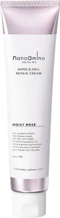 ナノアミノ ハンド&ネイル リペアクリーム モイストローズ 80g