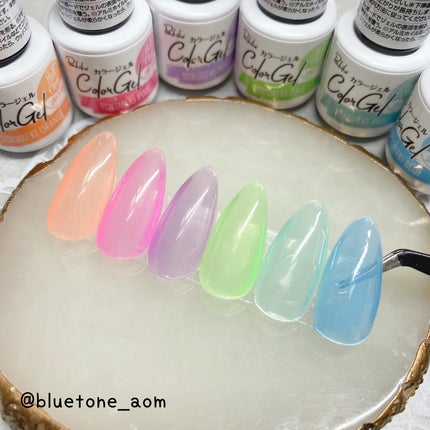 パル カラージェル/キャンドゥ/ジェルネイルを使ったクチコミ(4枚目)